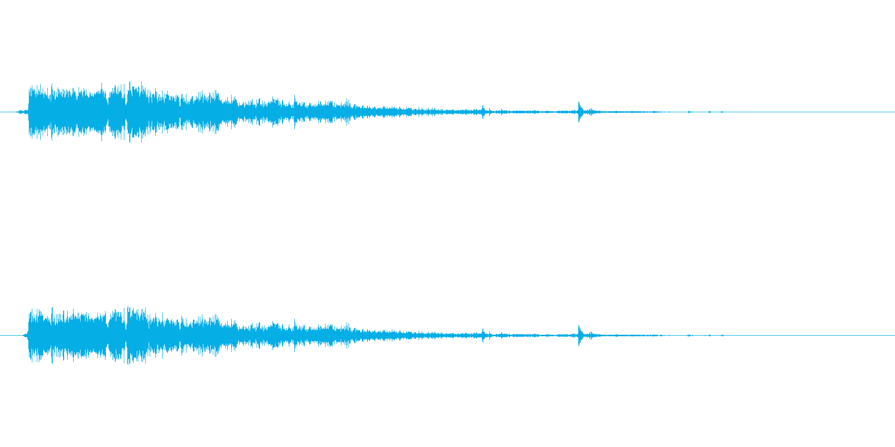 銃の音 (7) の再生済みの波形