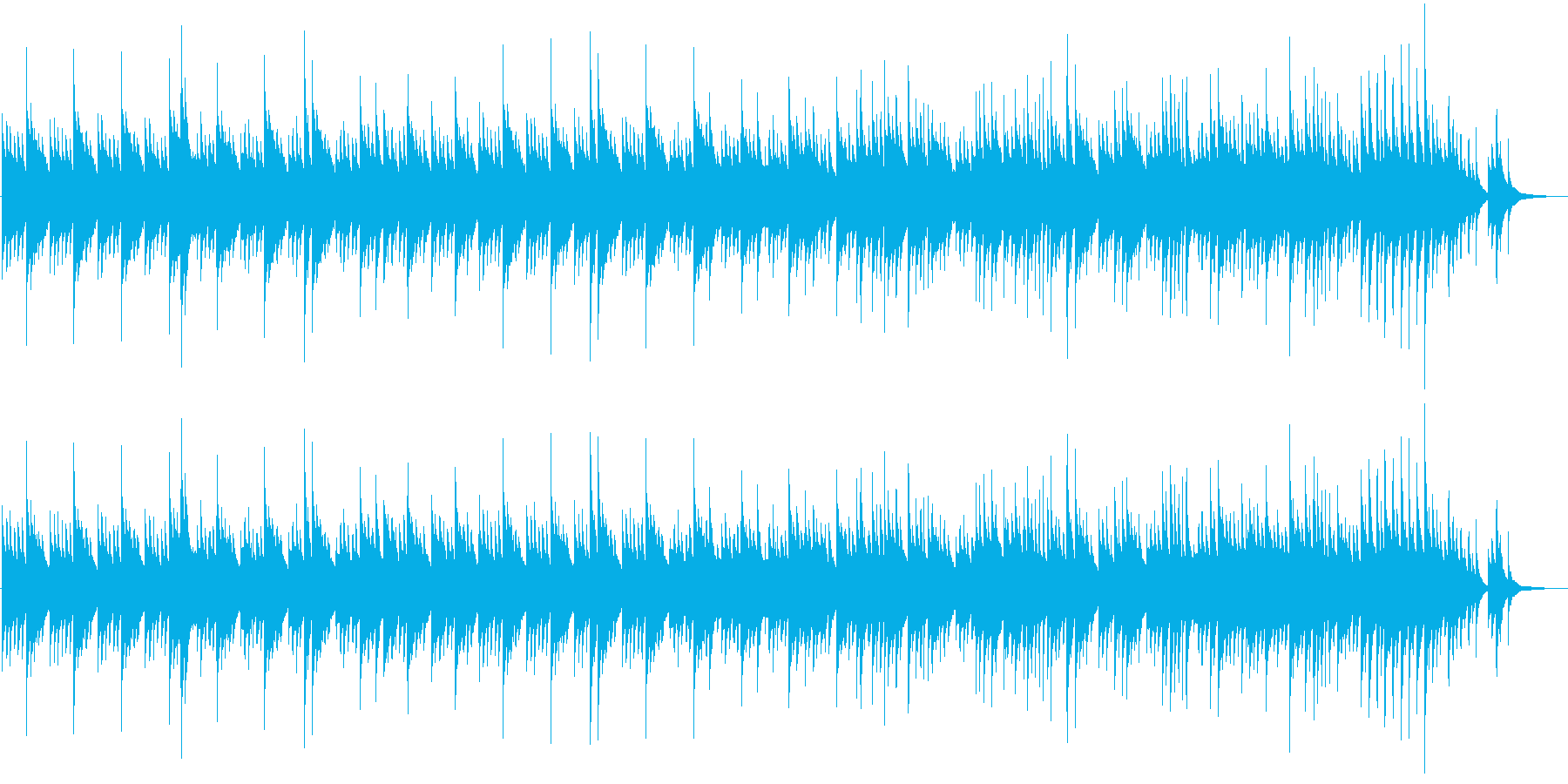 切ないクラシックギター音色の曲。ゲーム…の再生済みの波形