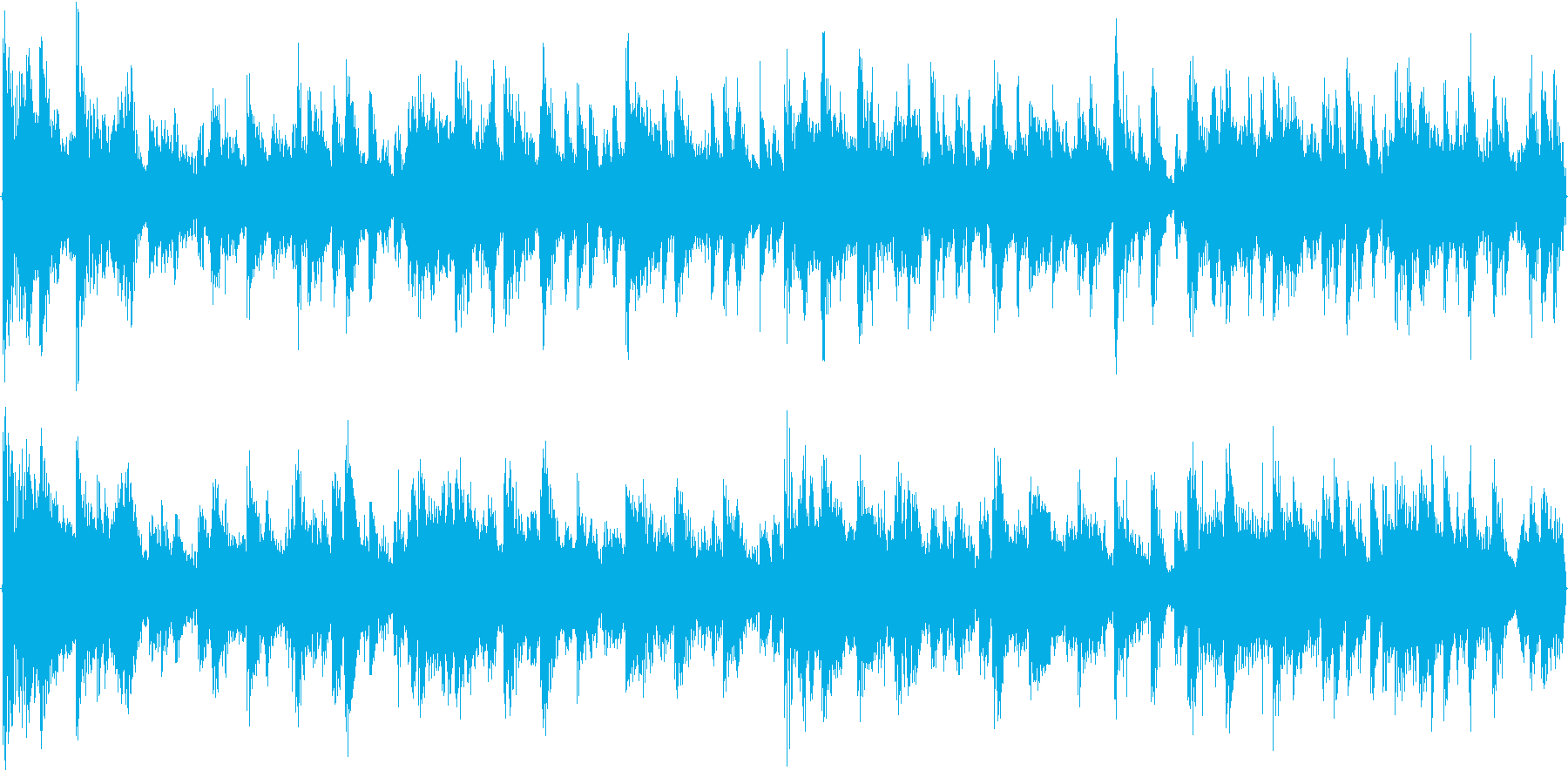 ハウス系のドラムを強調した楽曲です。の再生済みの波形