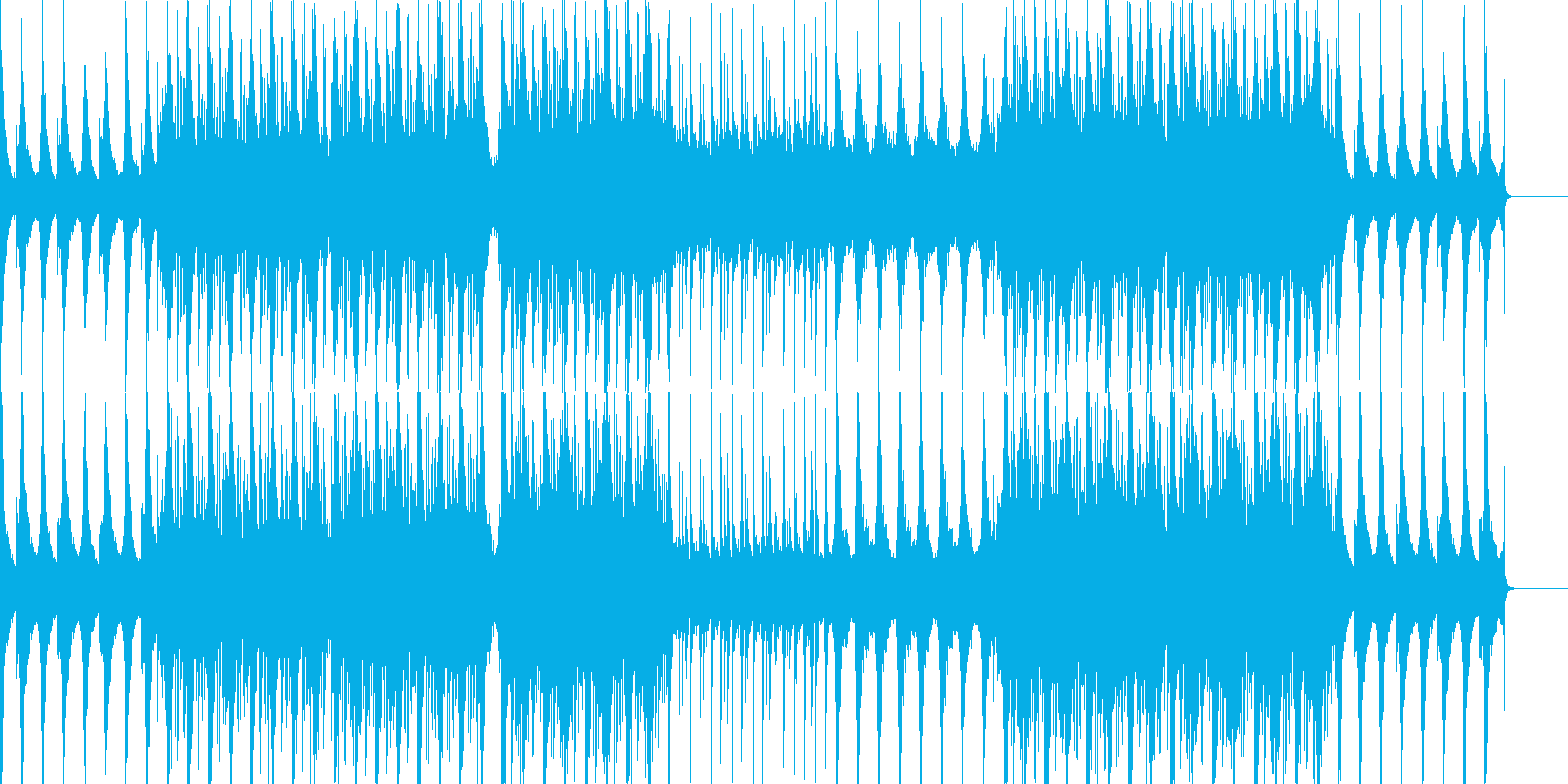 不思議な雰囲気が特徴の曲ですの再生済みの波形