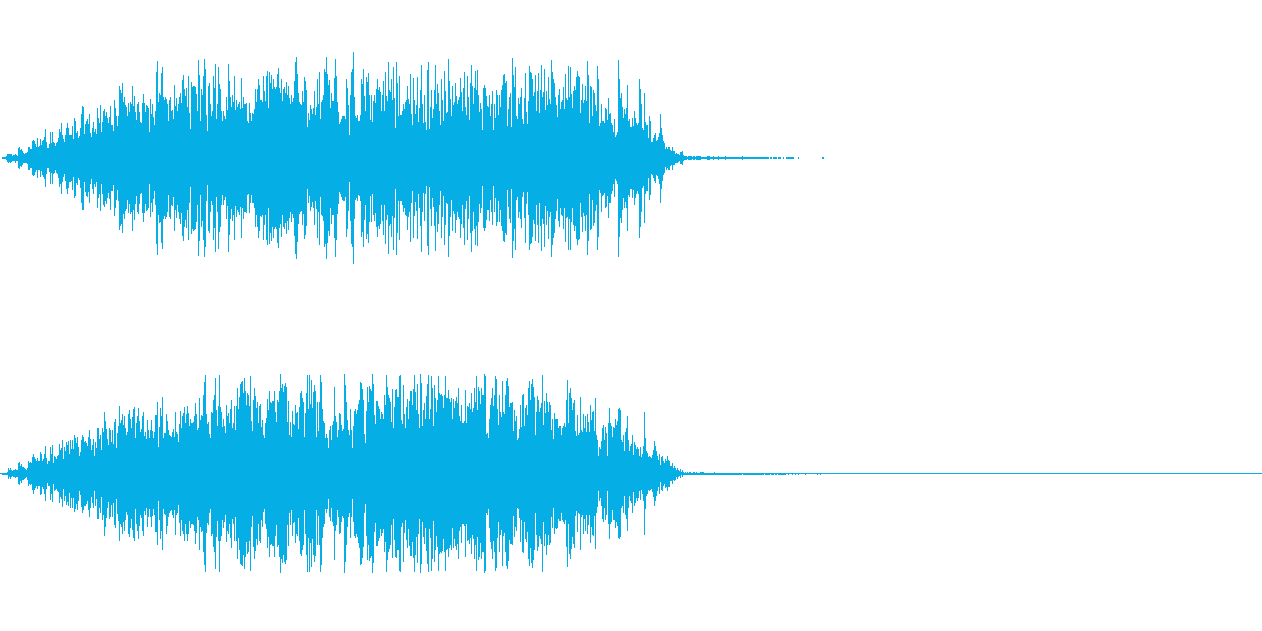 軋むドアの音の再生済みの波形