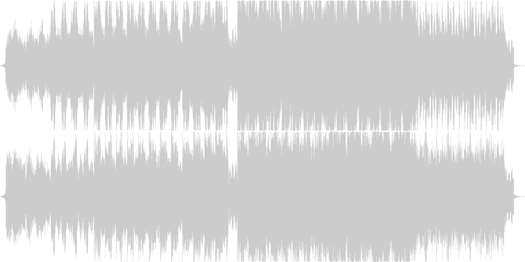 アジアンテイストな楽曲ですの未再生の波形