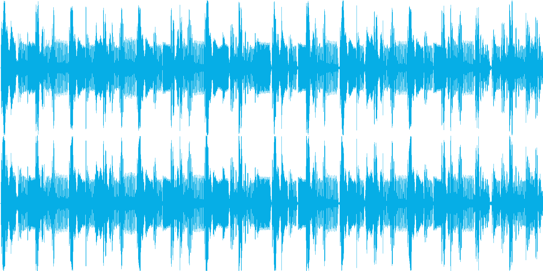 ヒップホップを感じる楽曲です。の再生済みの波形