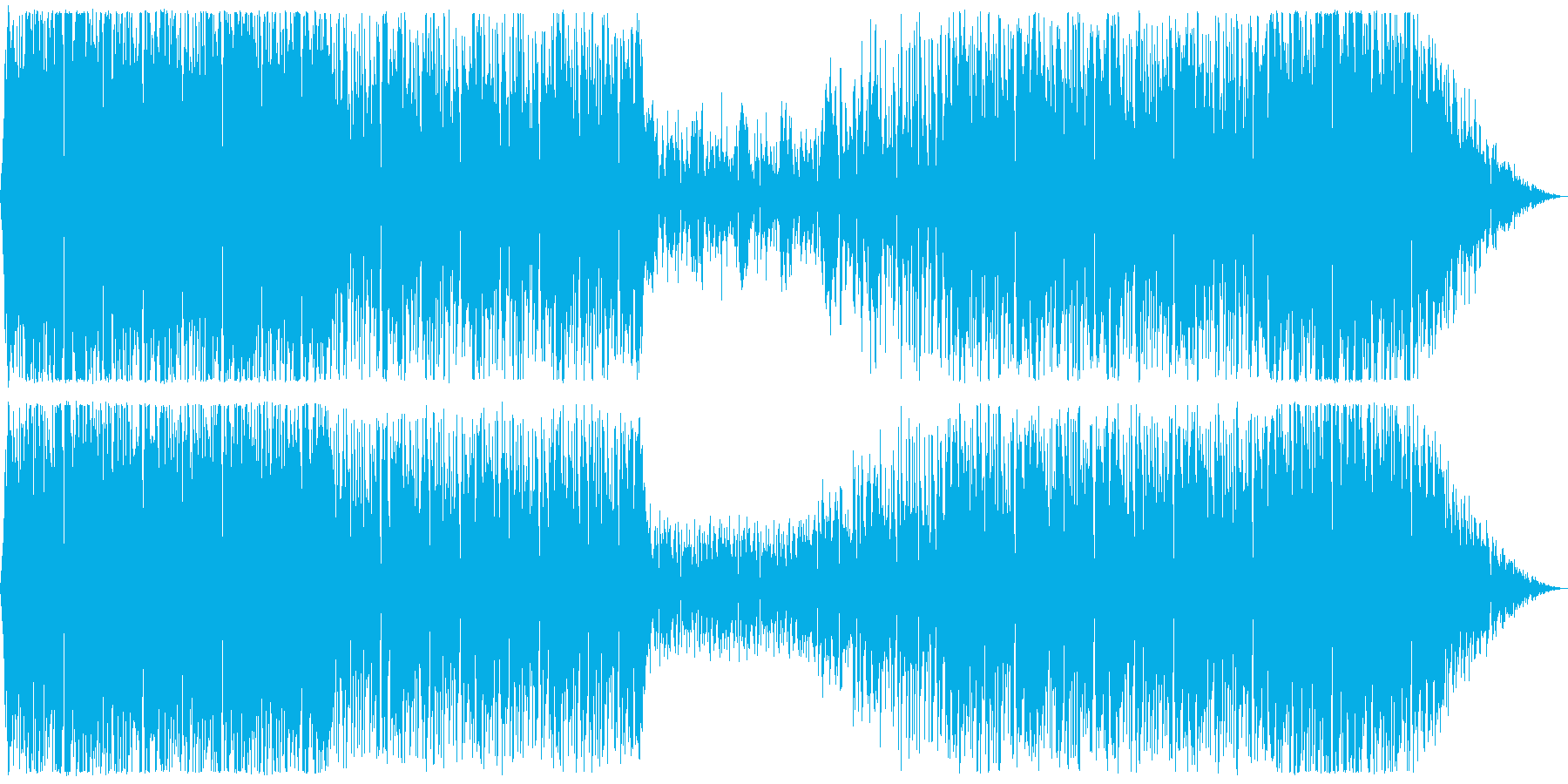 ソウルとDnBを合わせたクールな曲の再生済みの波形