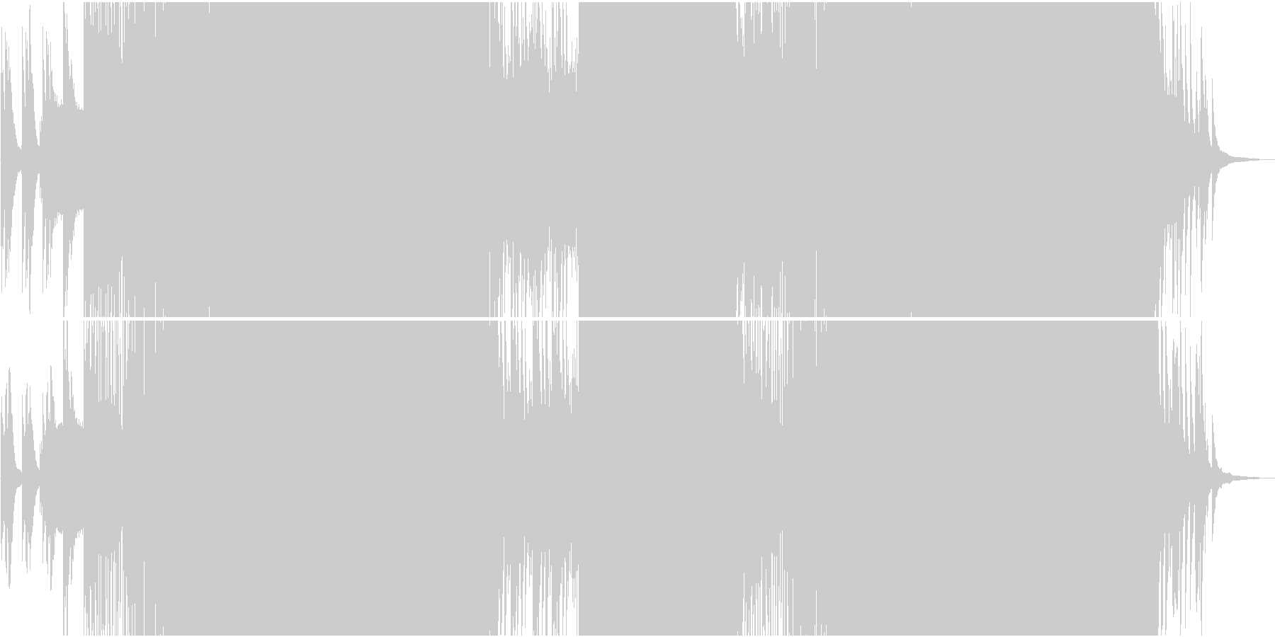 オープニングにふさわしい明るいEDMの未再生の波形