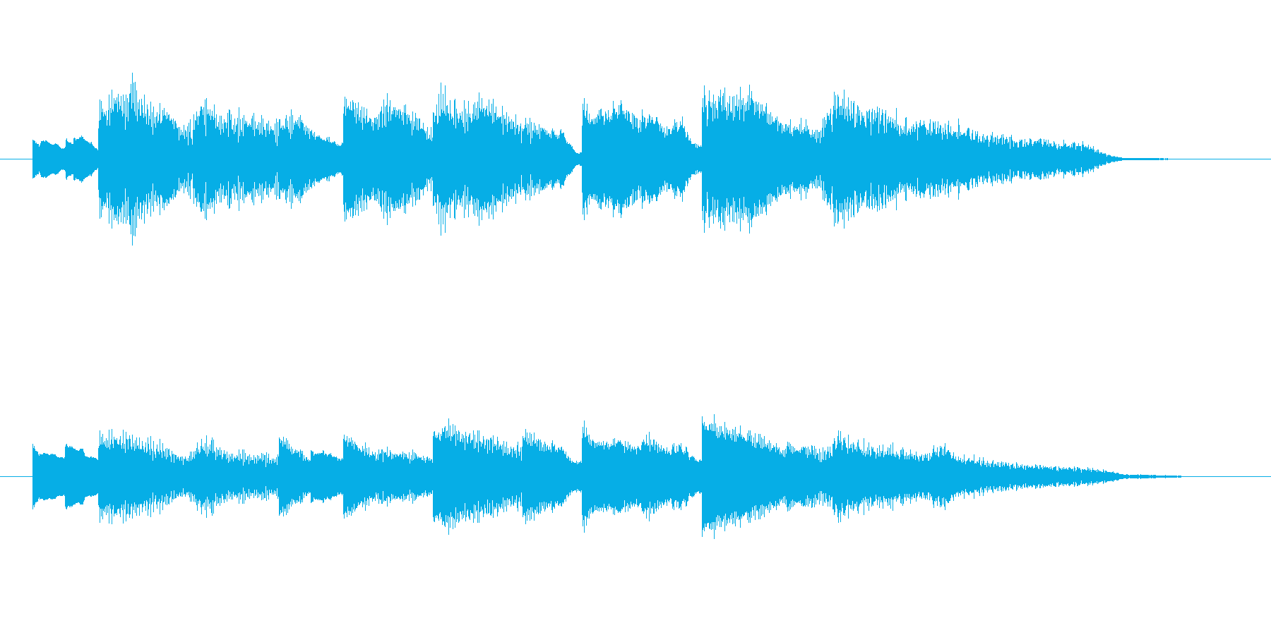 ゲームオーバーのジングルです。音色をエ…の再生済みの波形