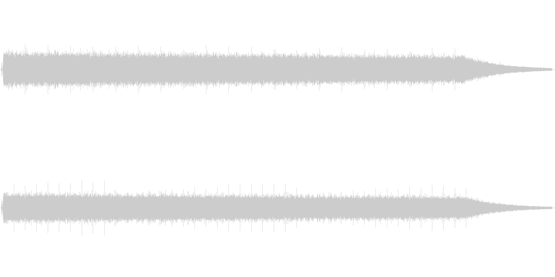 ノイズです。耳障りな音を出したい時用ですの未再生の波形