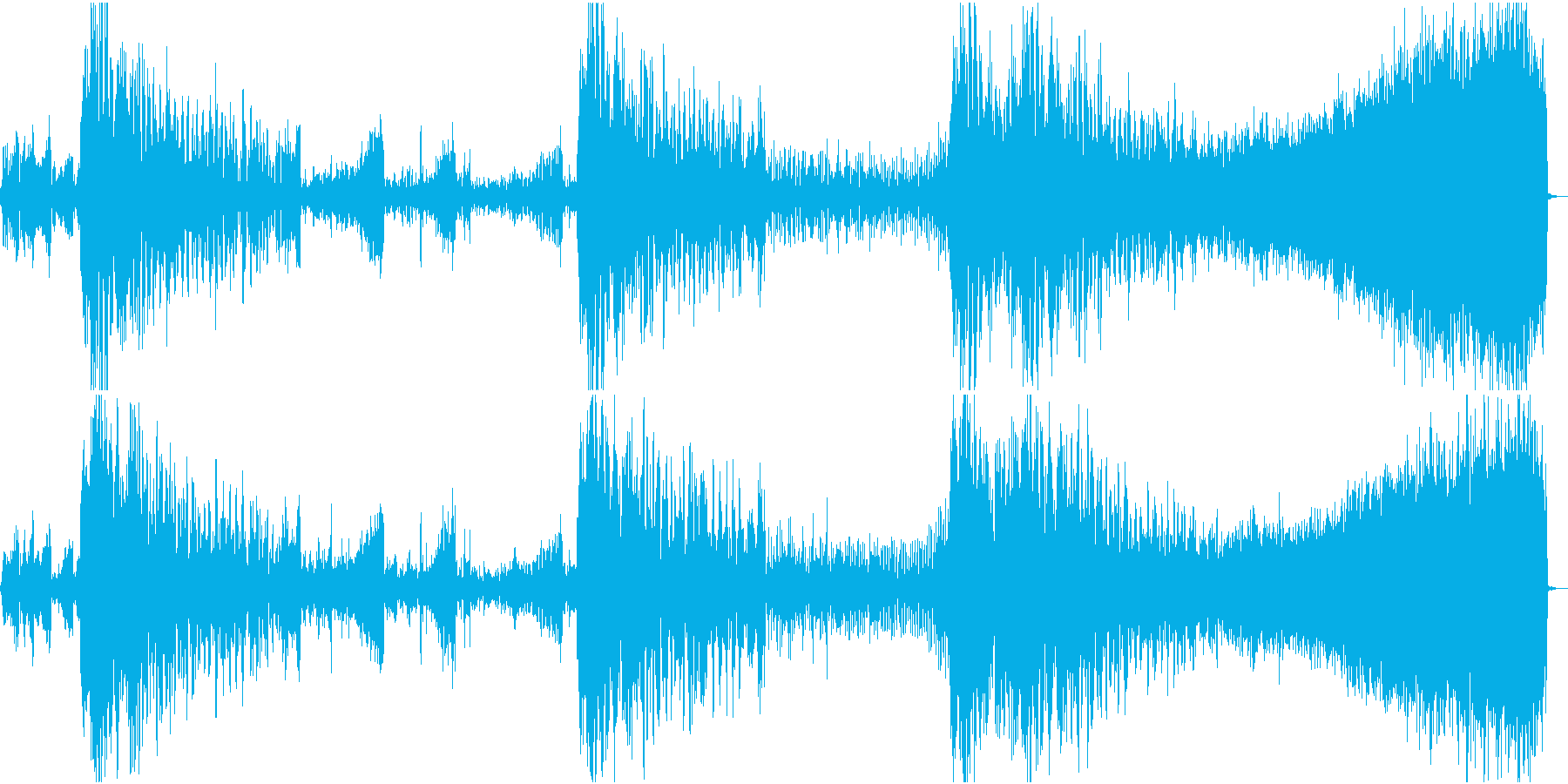 FMラジオ的ジングル3の再生済みの波形