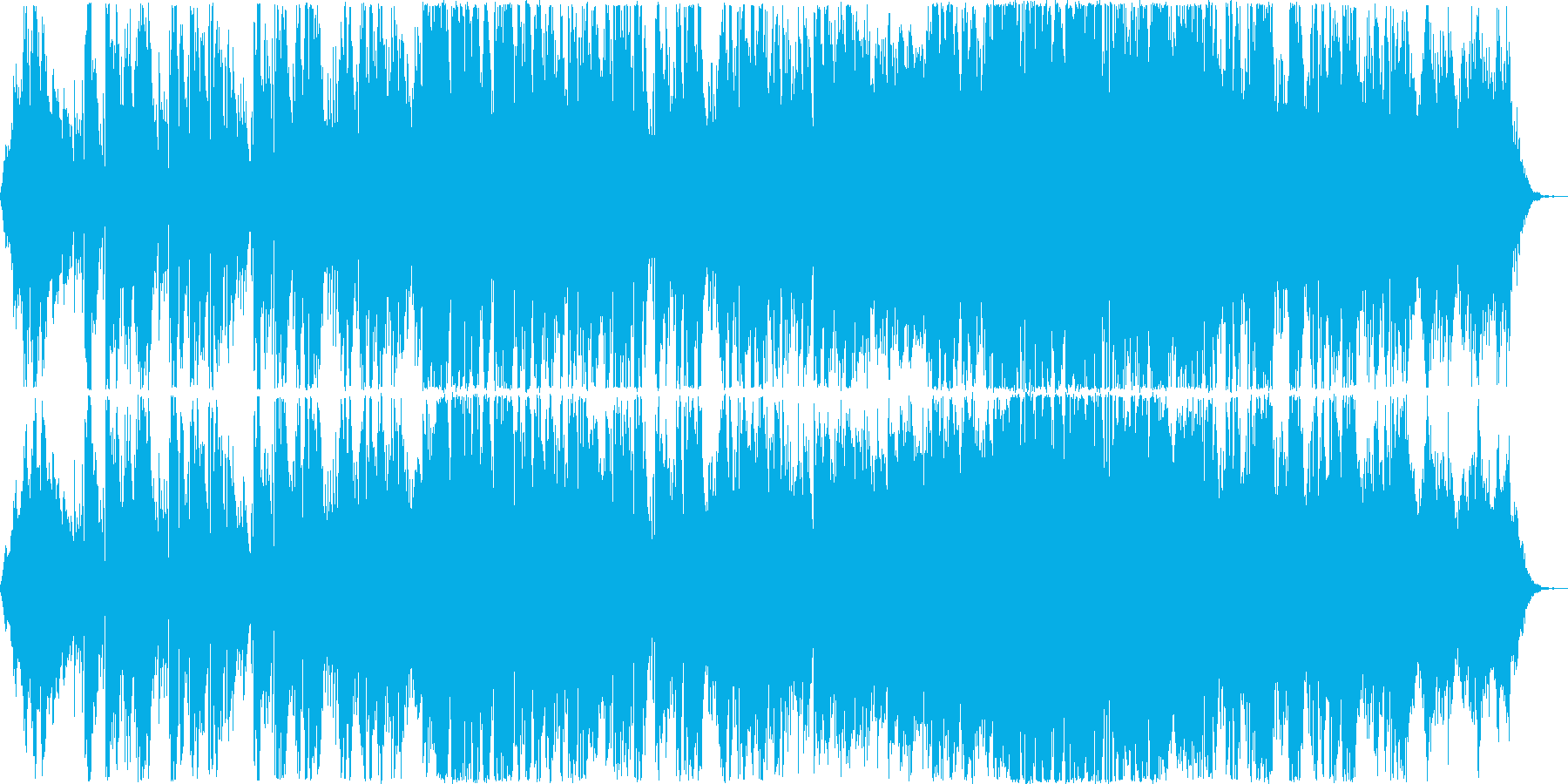 「優しさ」と「ぬくもり」を感じさせる曲の再生済みの波形