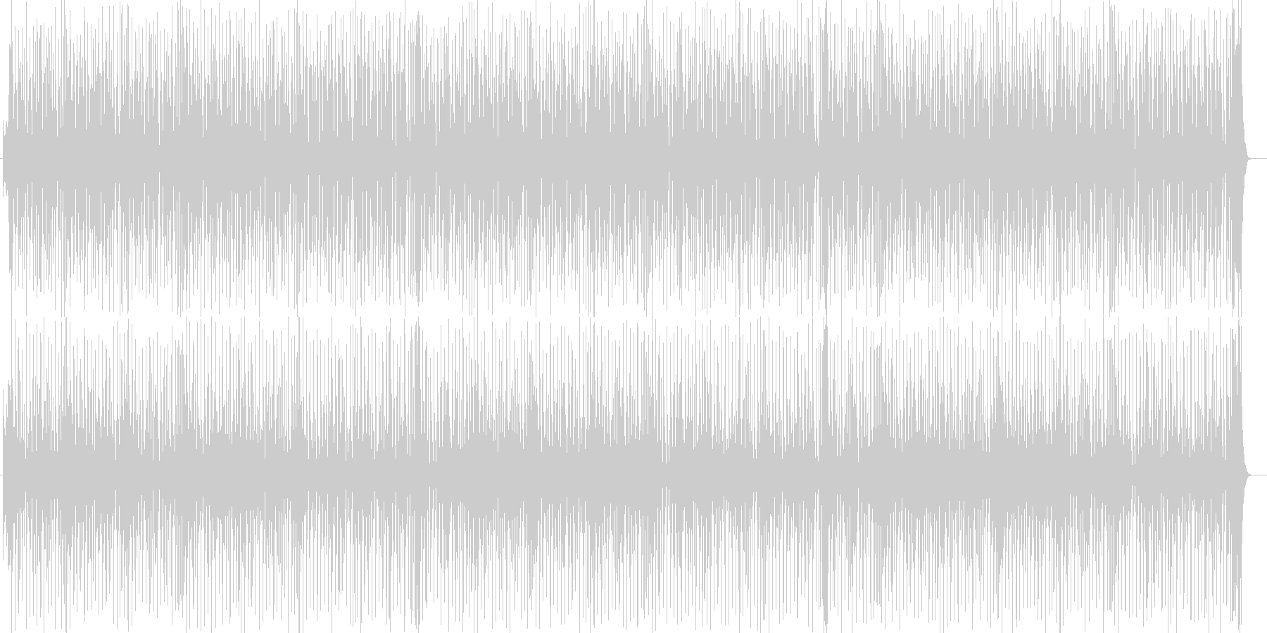 タイムリミットが迫るクールでかっこいい曲の未再生の波形