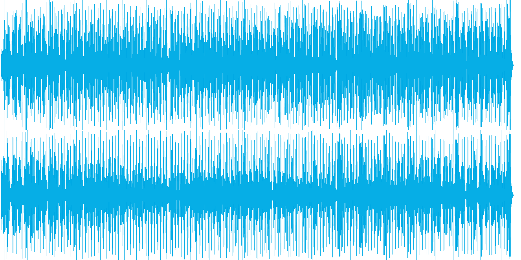 タイムリミットが迫るクールでかっこいい曲の再生済みの波形