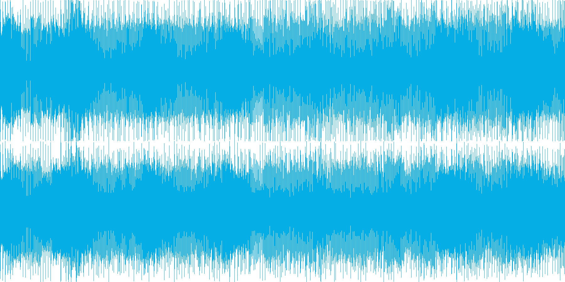 活発なイメージの曲です。の再生済みの波形