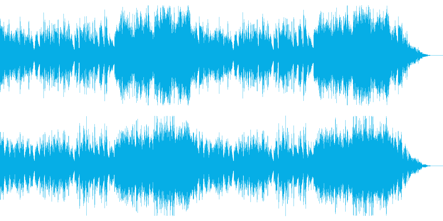 【ブライダル】ピアノメインの感動的な曲の再生済みの波形