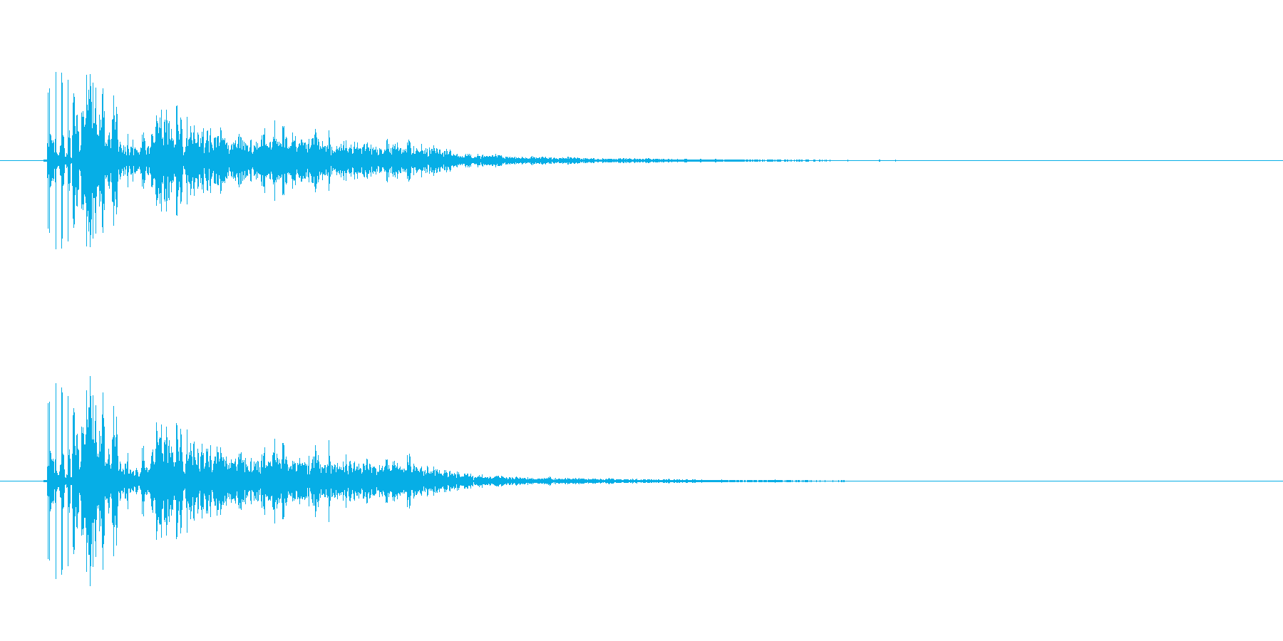 巨人の足音 の再生済みの波形