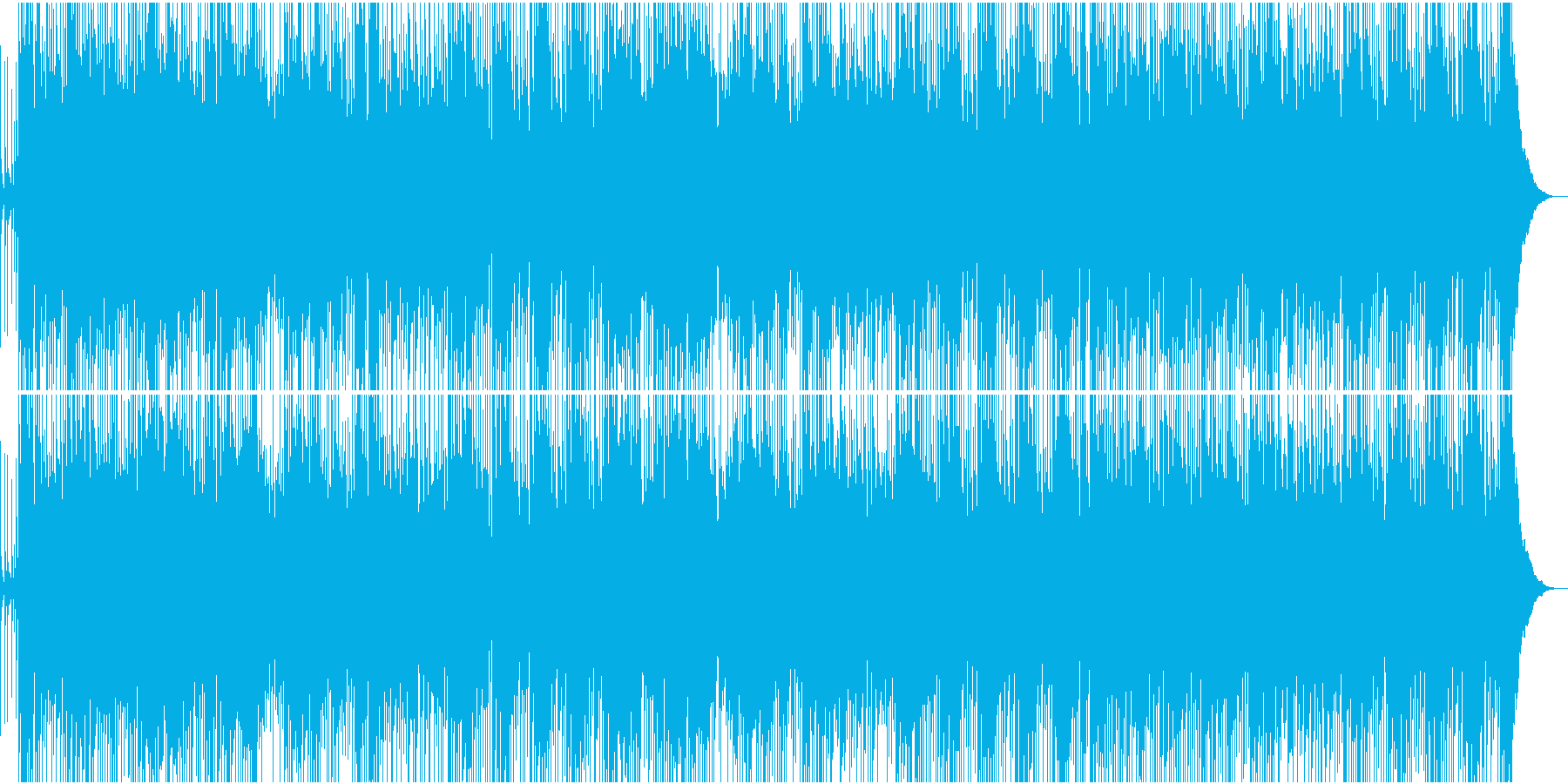 孤高のネズミをイメージしたロックの再生済みの波形