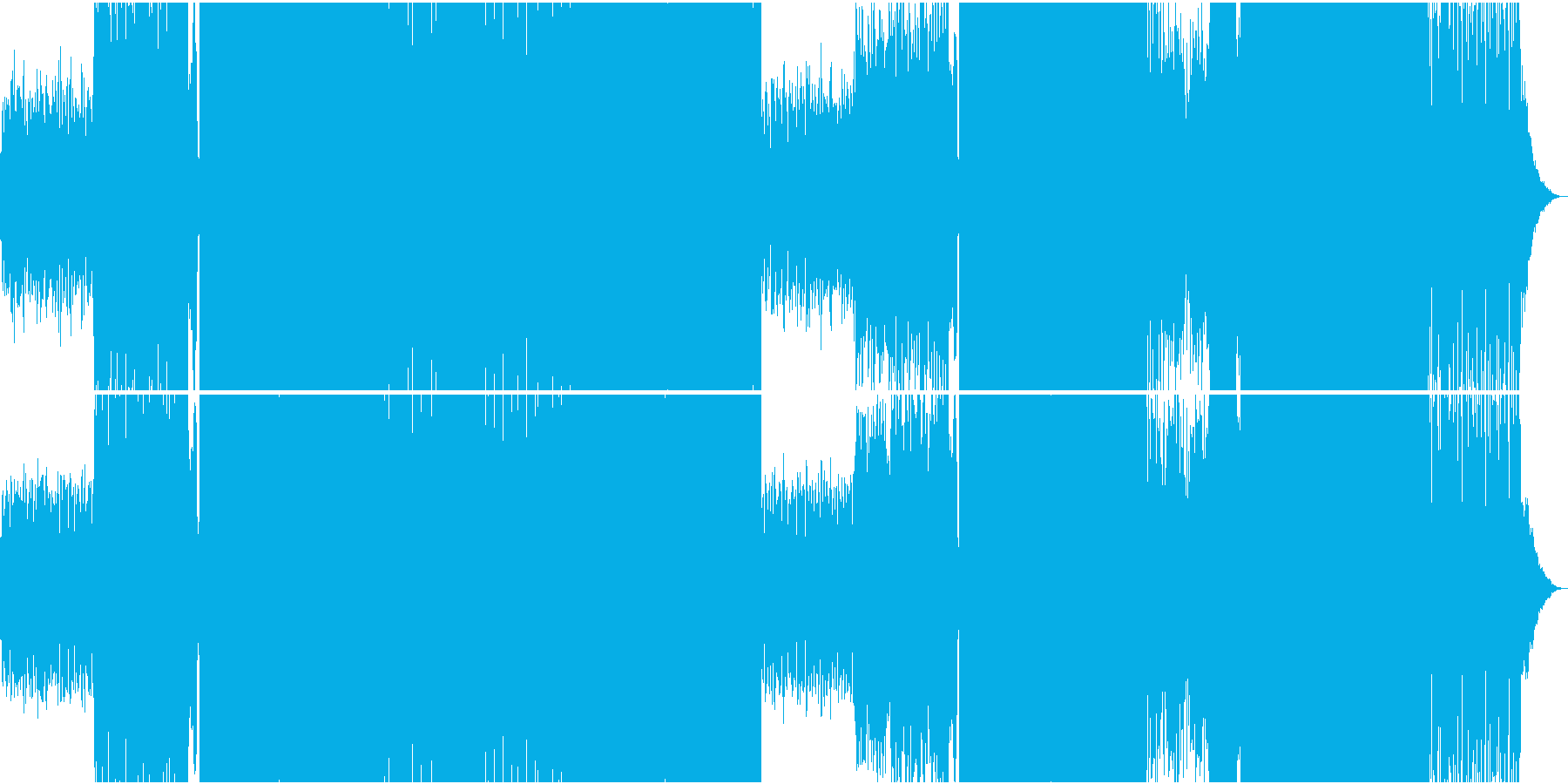 可愛らしい女性ボイスによる楽しいEDMの再生済みの波形