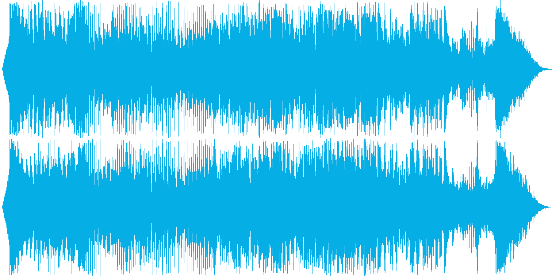 和風とディスコを合わせたような楽曲です…の再生済みの波形