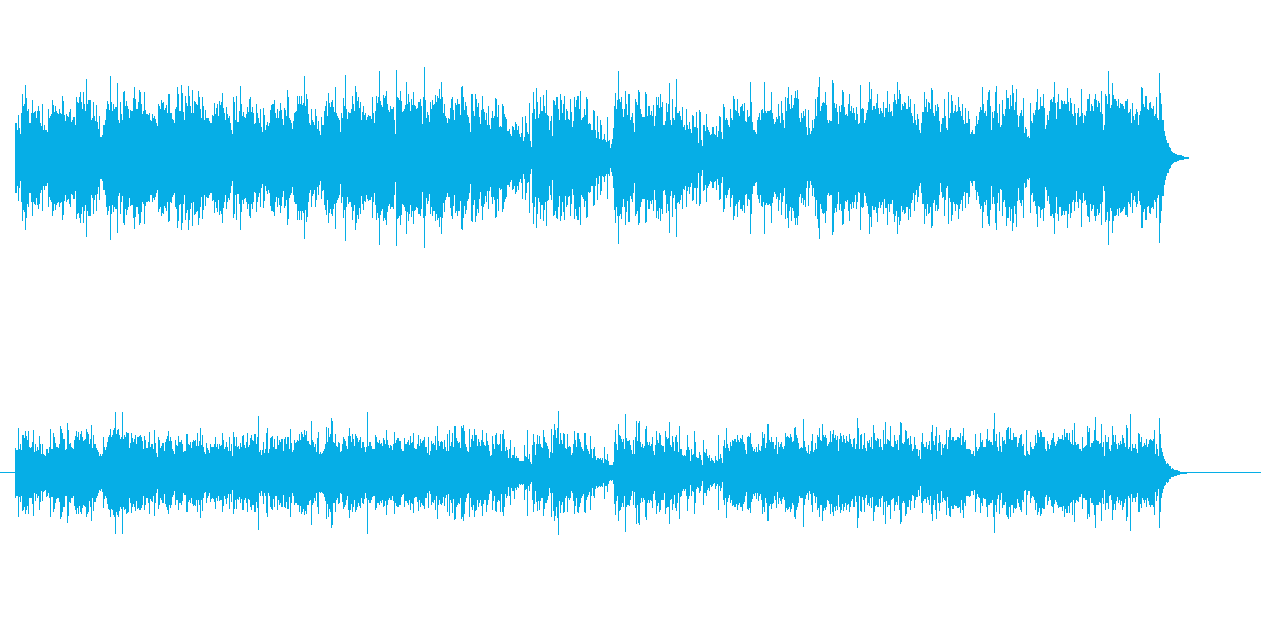 納涼民族音楽風の再生済みの波形