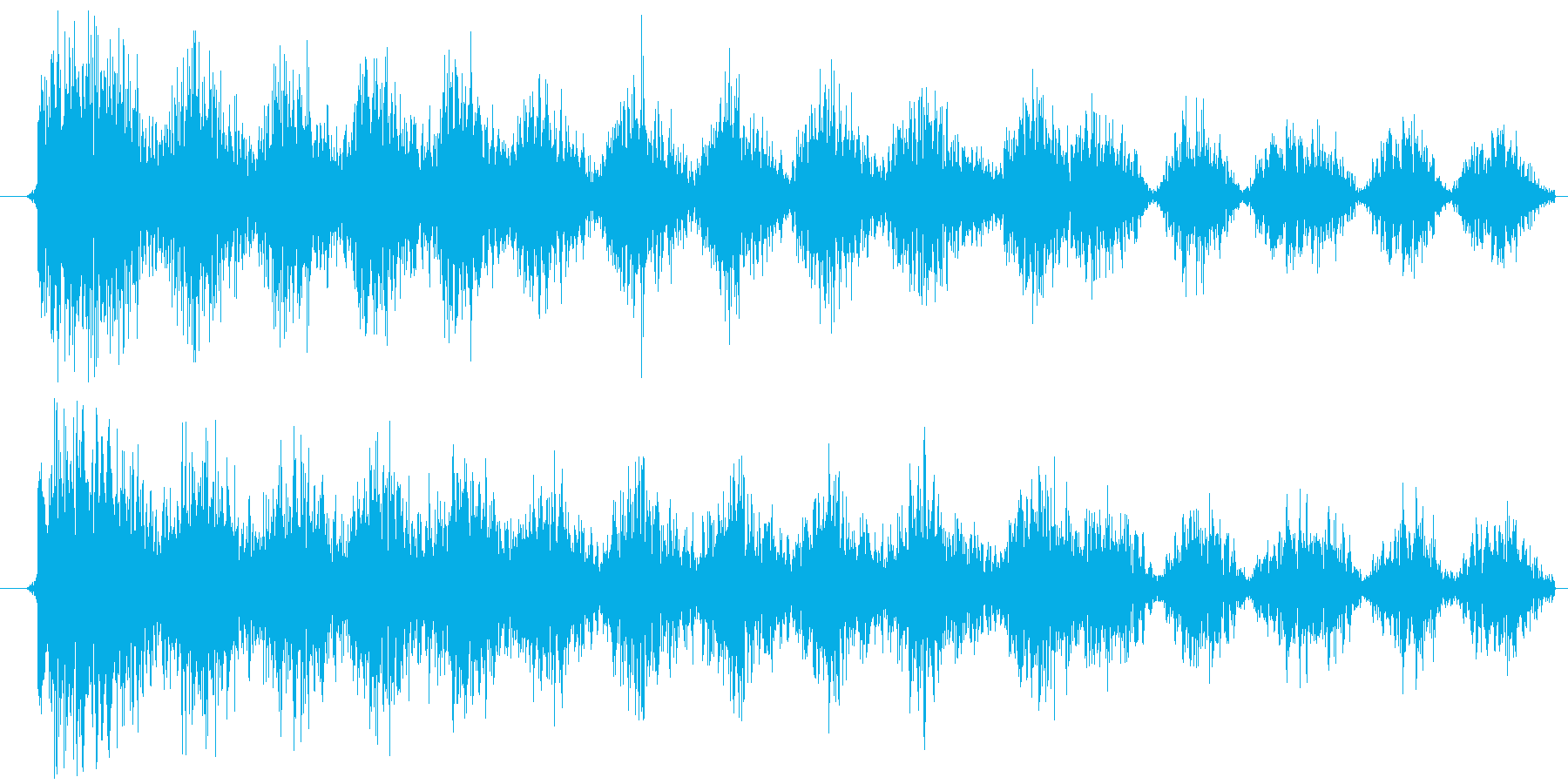 ノイズを意識した短いシーン効果音です。の再生済みの波形