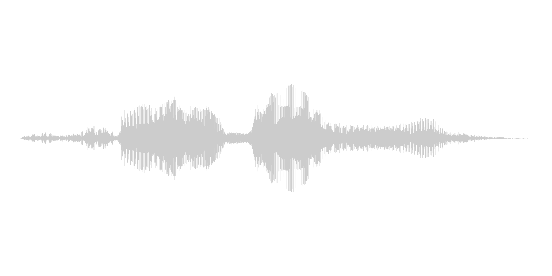 それぇっ!(Type-B)の未再生の波形