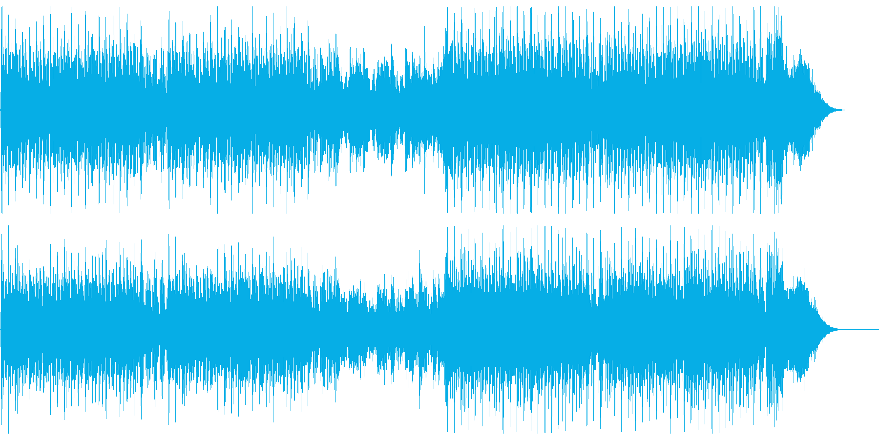 気高さと疾走感を描く合唱曲の再生済みの波形