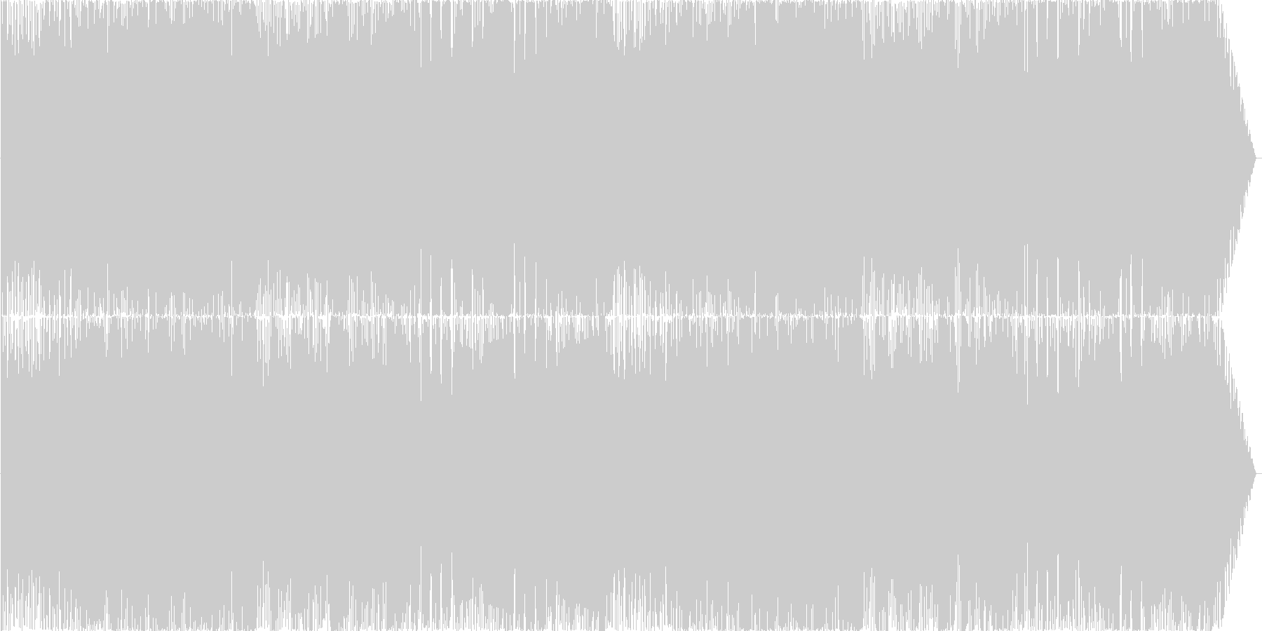 ゴシック調バイオリン主体のロックな戦闘曲の未再生の波形