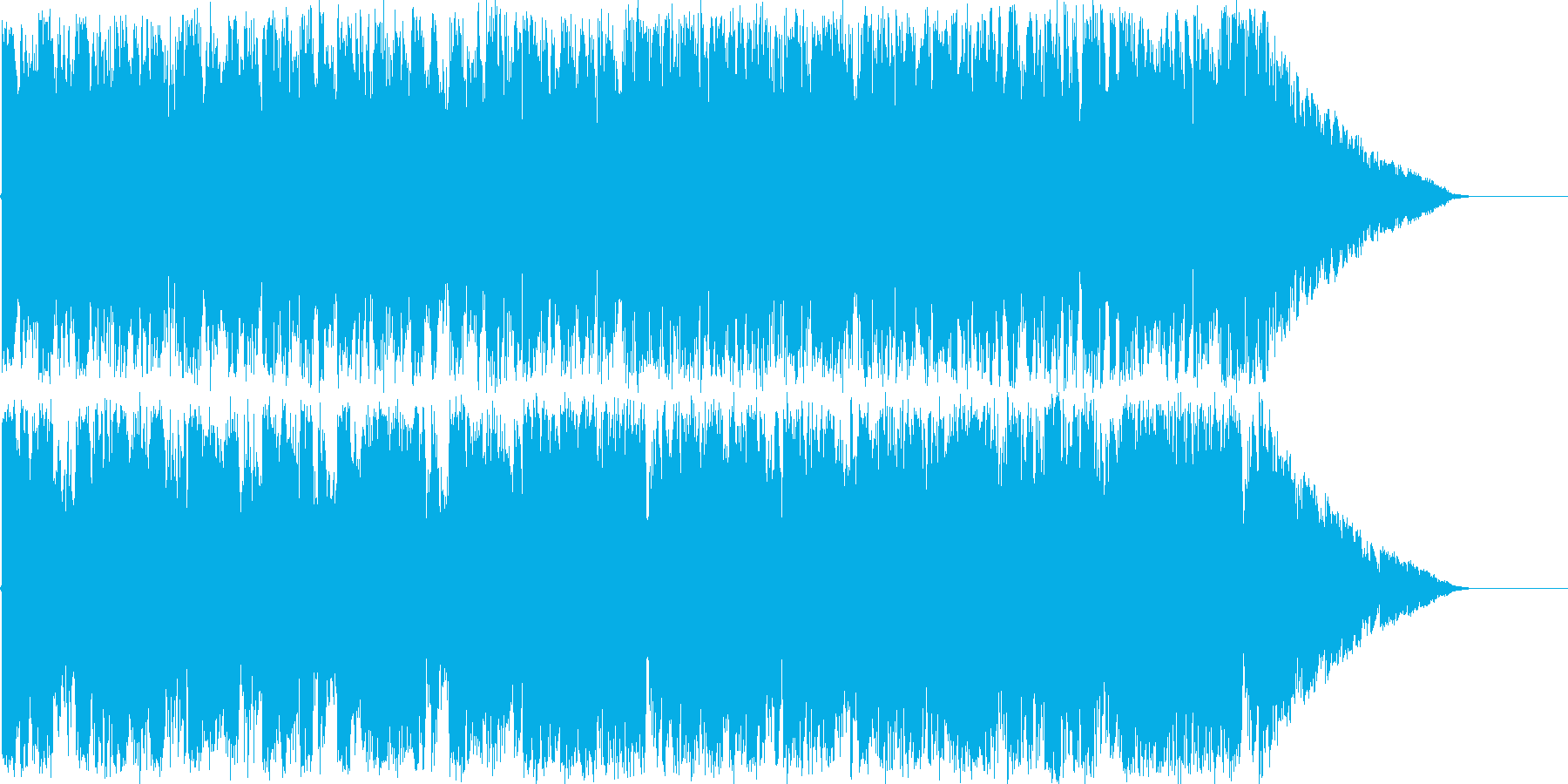 明るく楽しいイメージのBGMです。の再生済みの波形