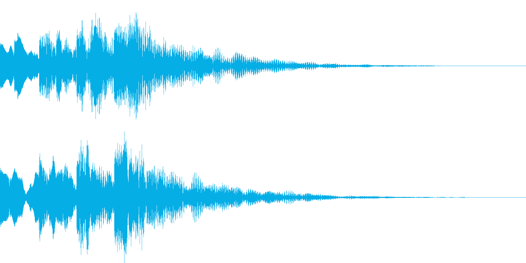 決定音/ボタン音/選択音/正解音 15の再生済みの波形