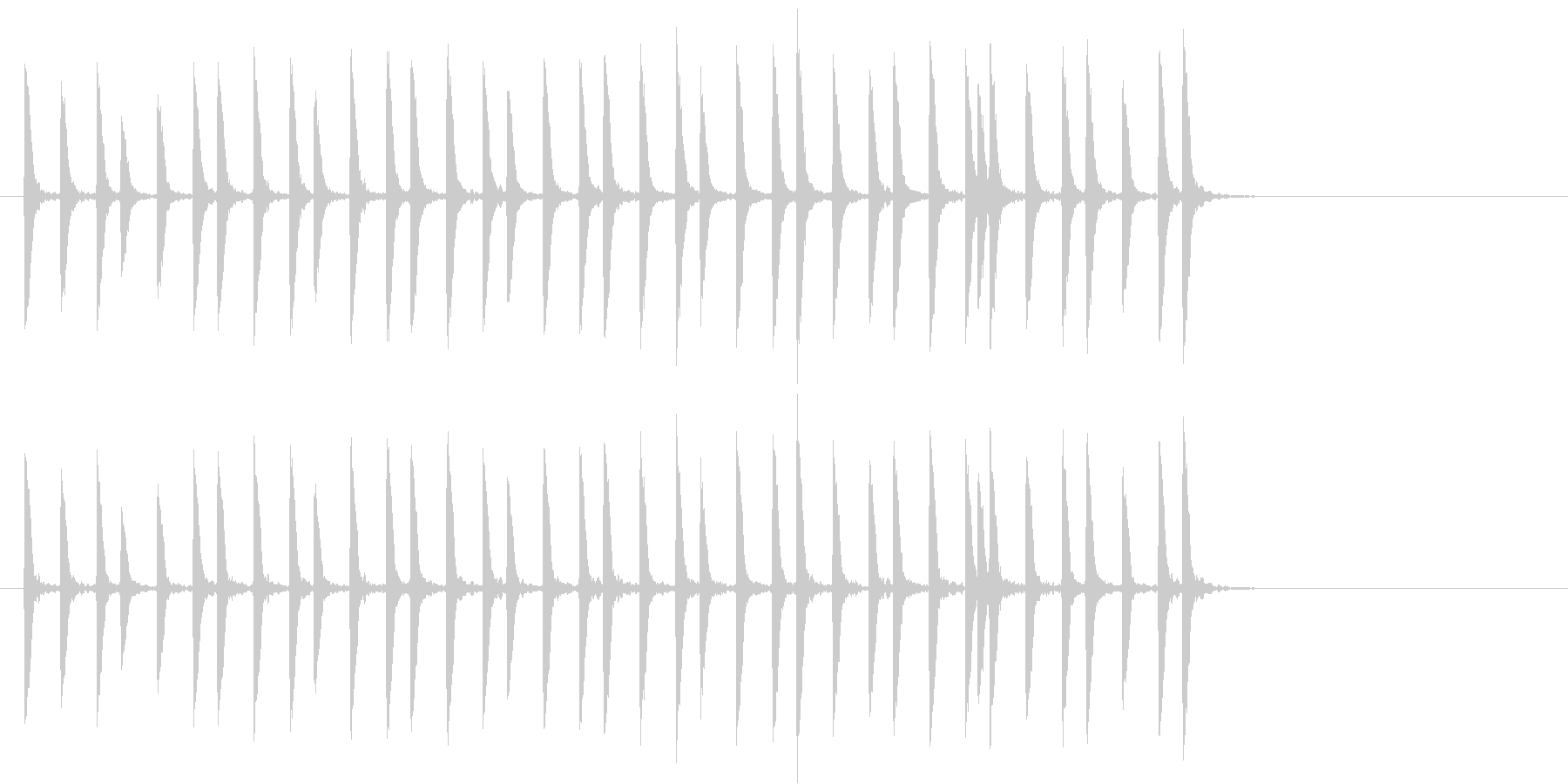 トットットタットットの未再生の波形