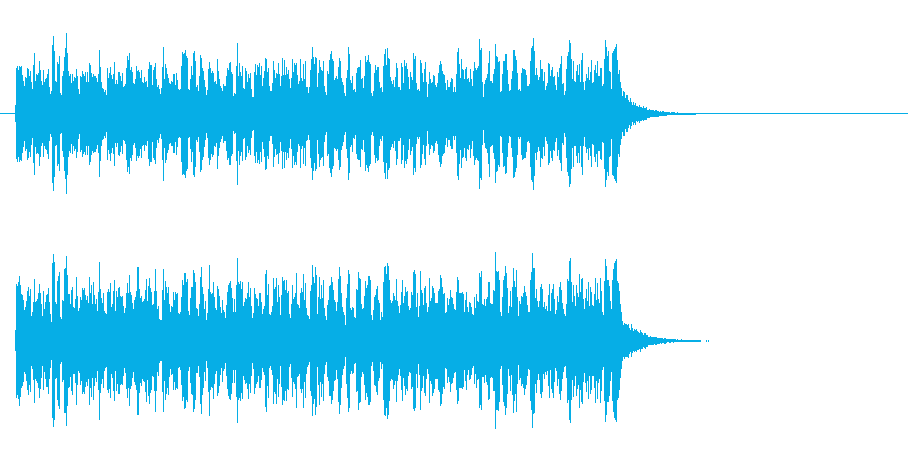 元気なヒューマンポップス(サビ)の再生済みの波形