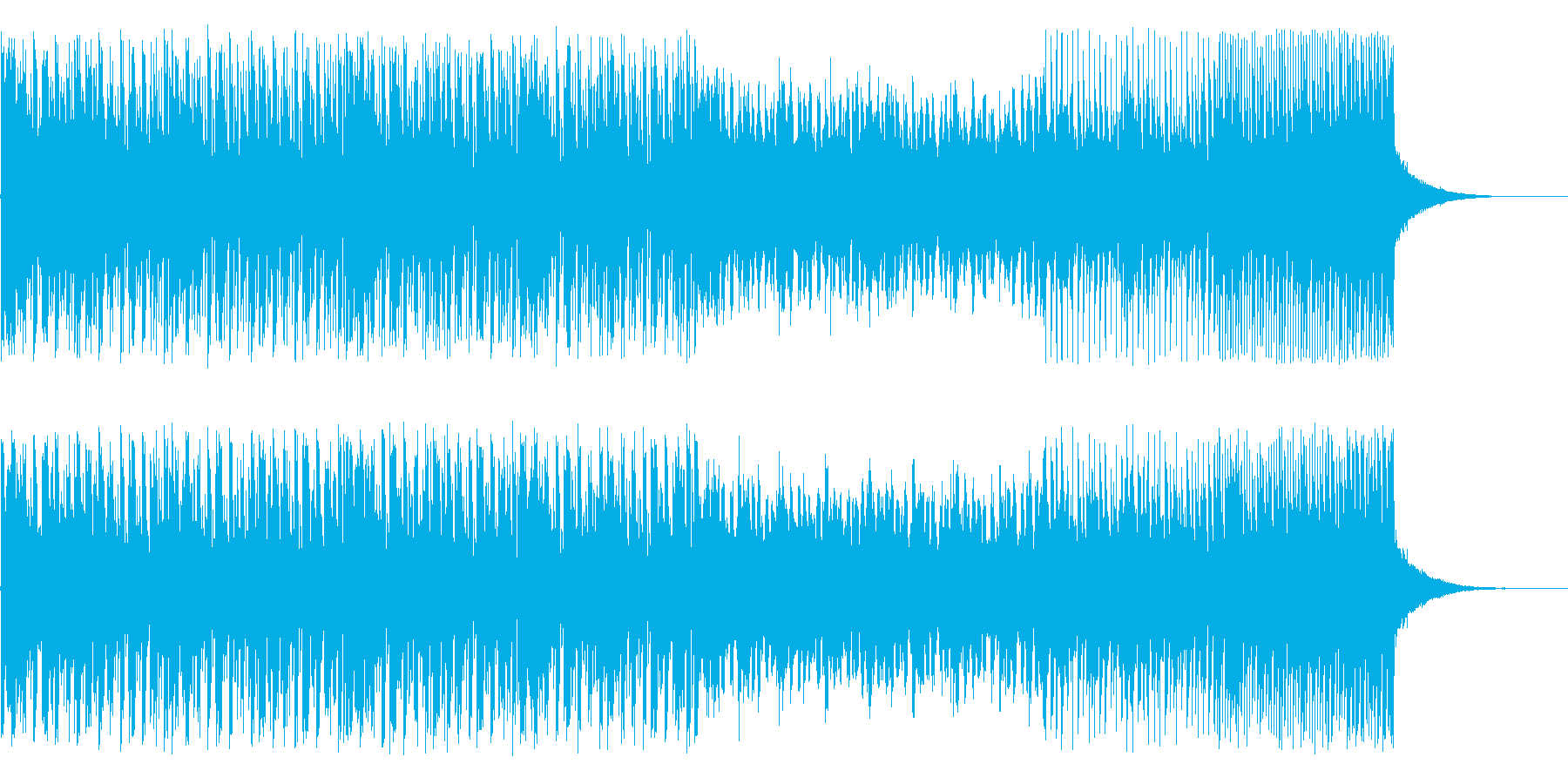 きれいめのシンセポップ(インスト曲)の再生済みの波形
