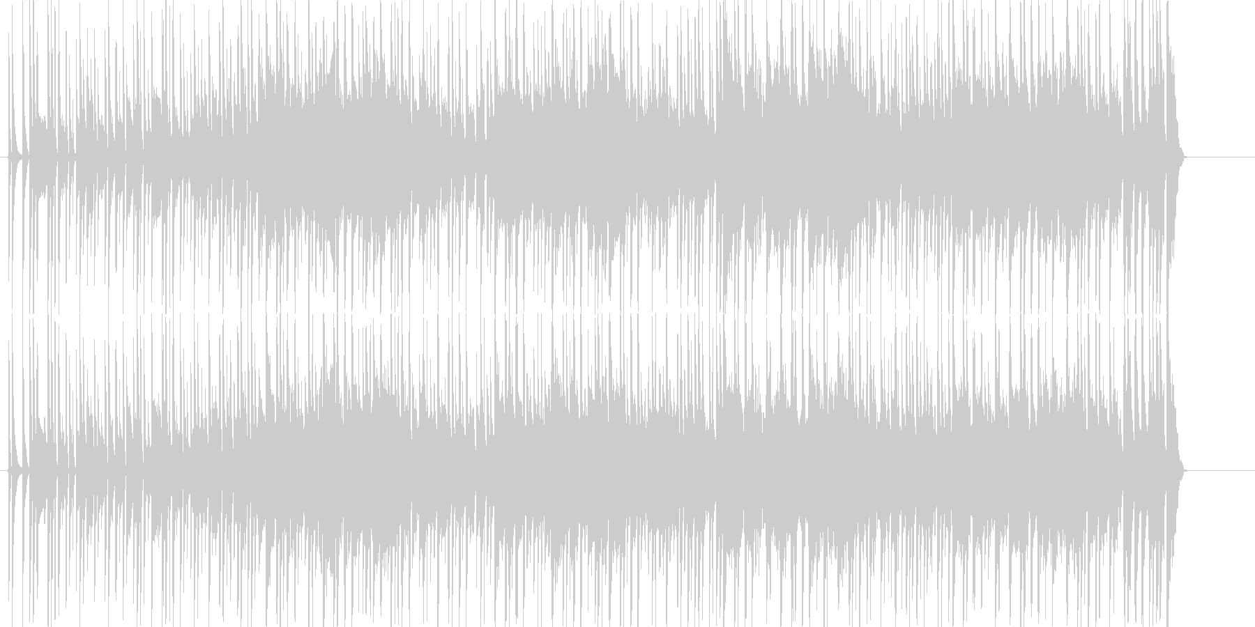 気だるく怪しいムードを演出するファンクの未再生の波形