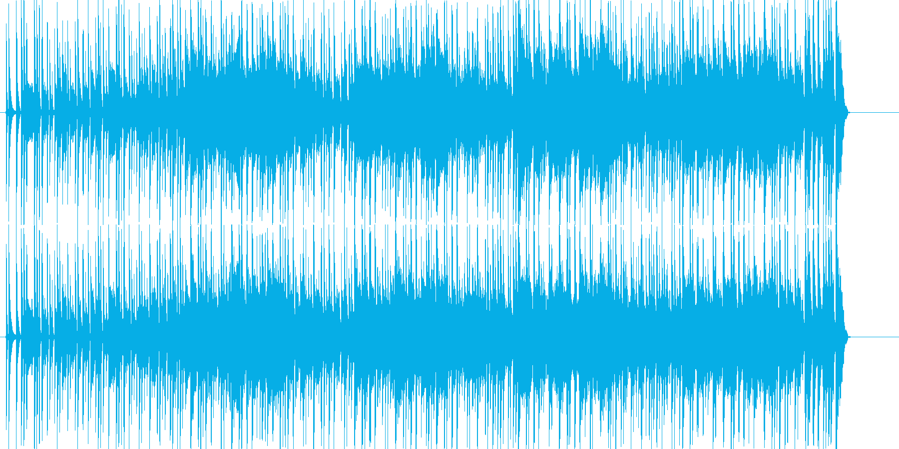気だるく怪しいムードを演出するファンクの再生済みの波形