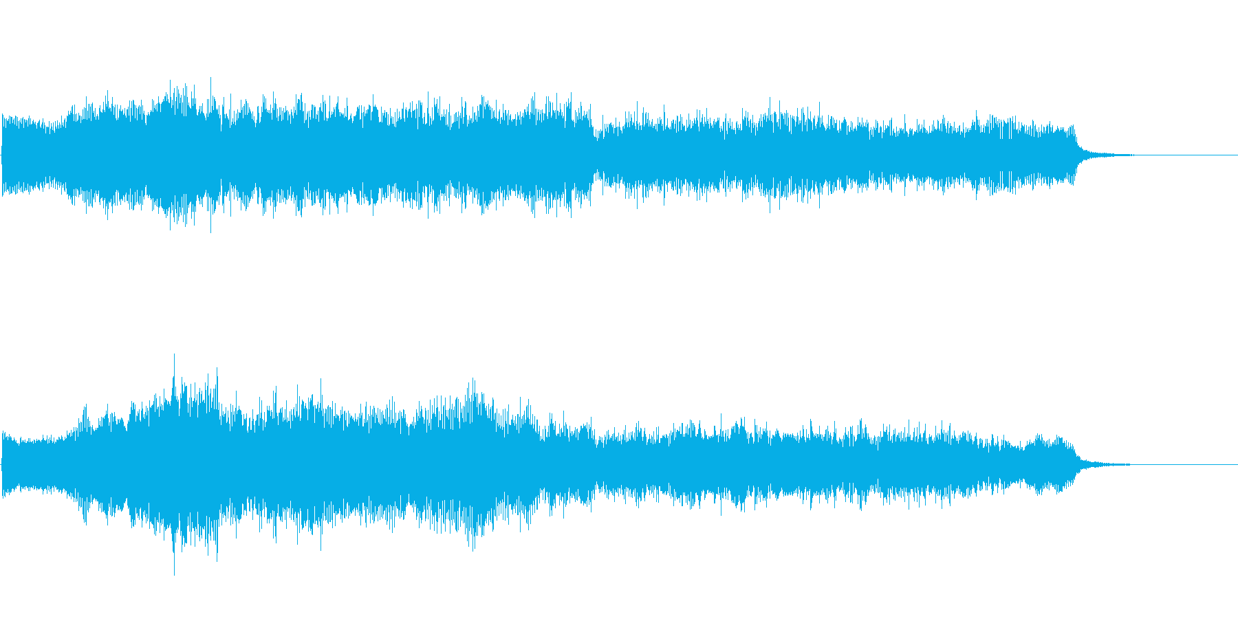 ダーク ホラーなストリングス 鐘の音入りの再生済みの波形