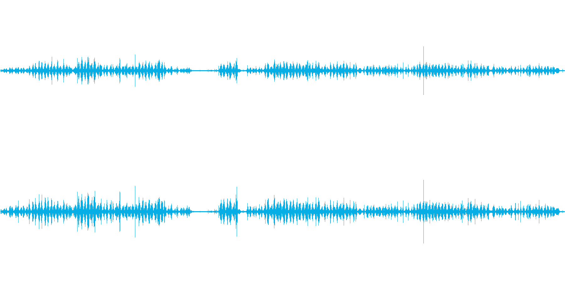 しゃかしゃか。歯磨き、歯を磨く音ですの再生済みの波形