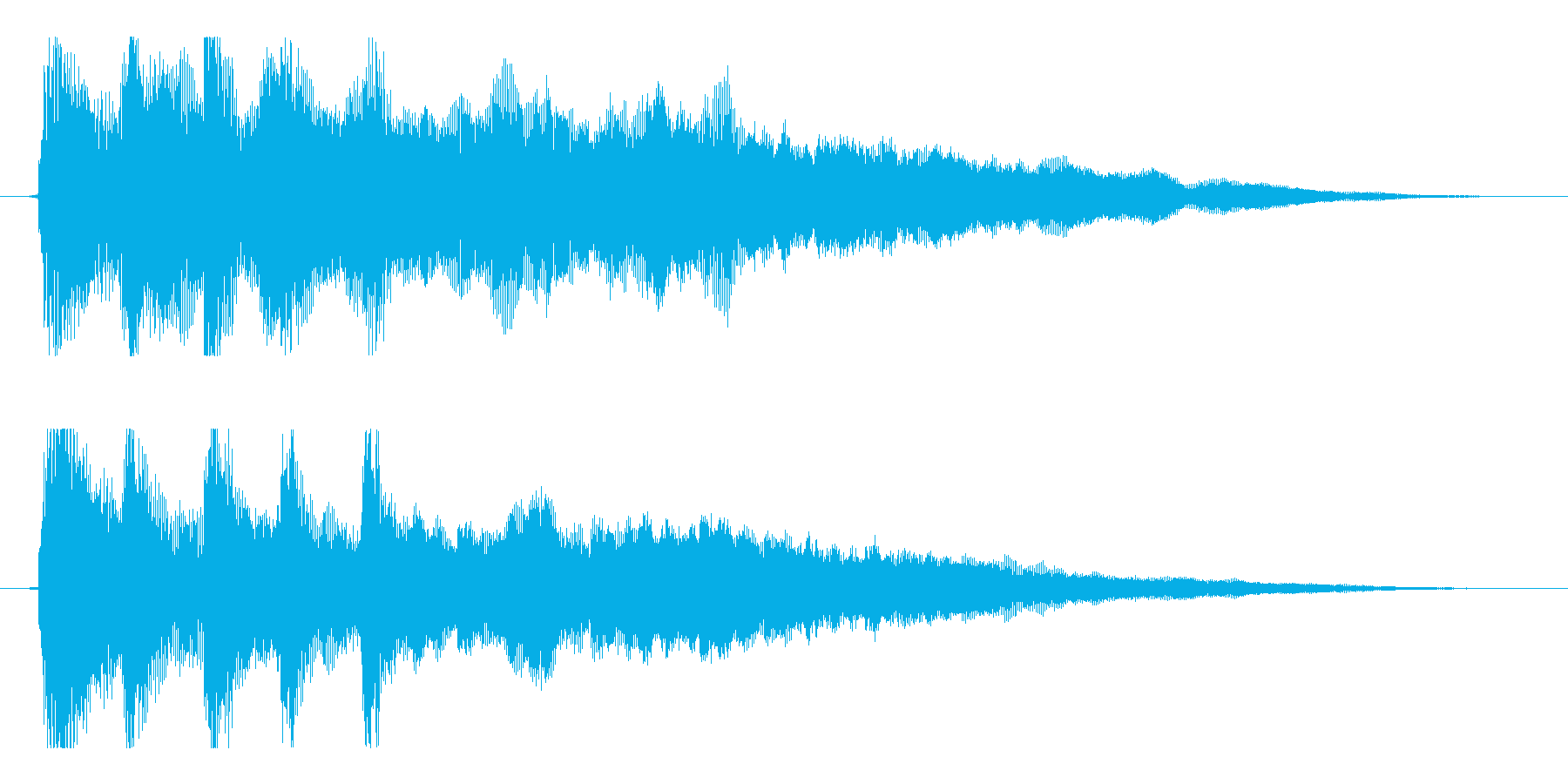 【響きのために1】の再生済みの波形