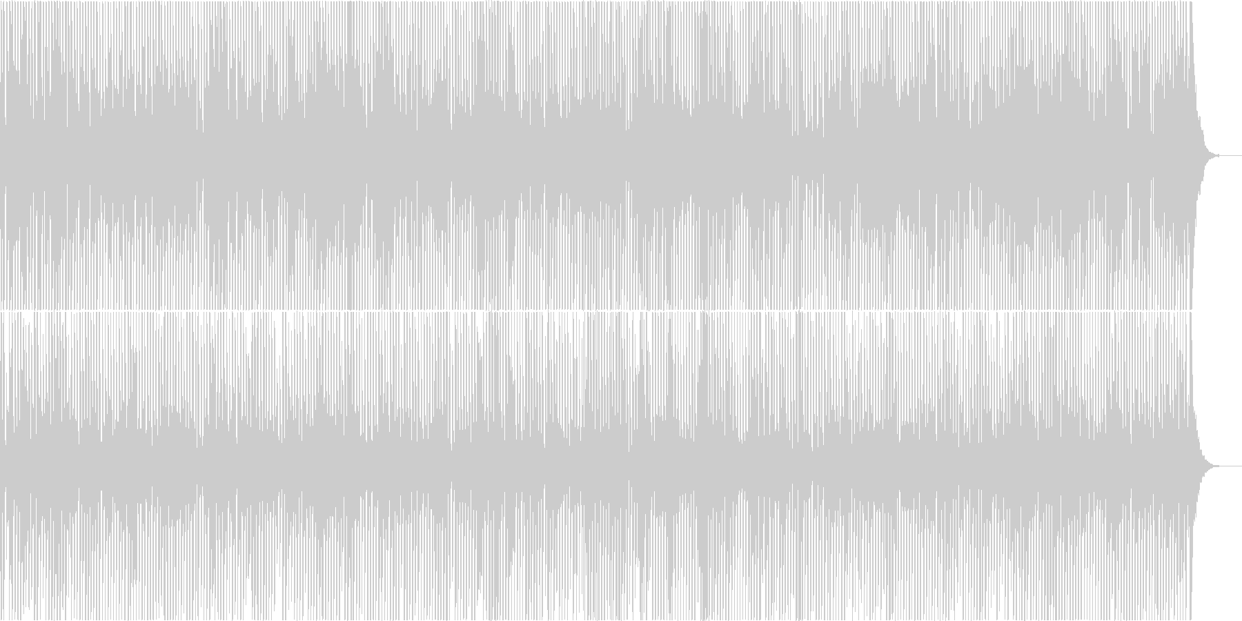 懐かしのジプシージャズの未再生の波形
