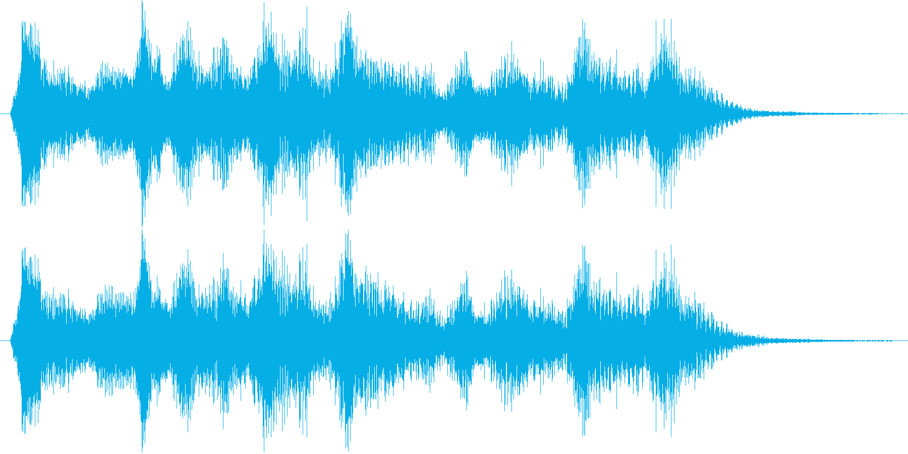 緊張感を意識した短いシーン効果音です。の再生済みの波形