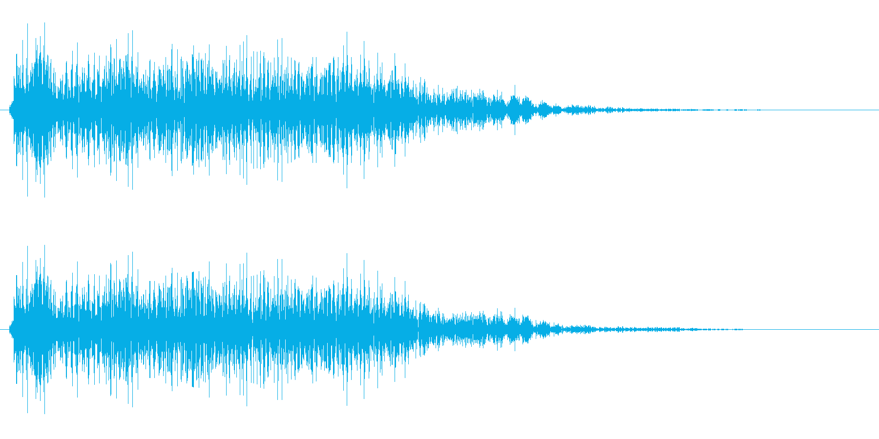 ポワァ(ゲーム・クイズ等でのシステム音)の再生済みの波形