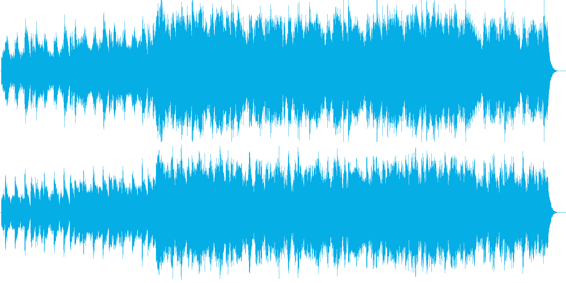 切なく悲しいストリングスの奏の再生済みの波形