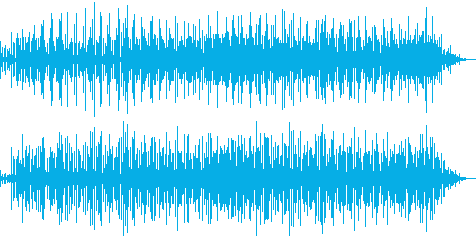 ミニマルなピアノBGM(ストリングス有)の再生済みの波形