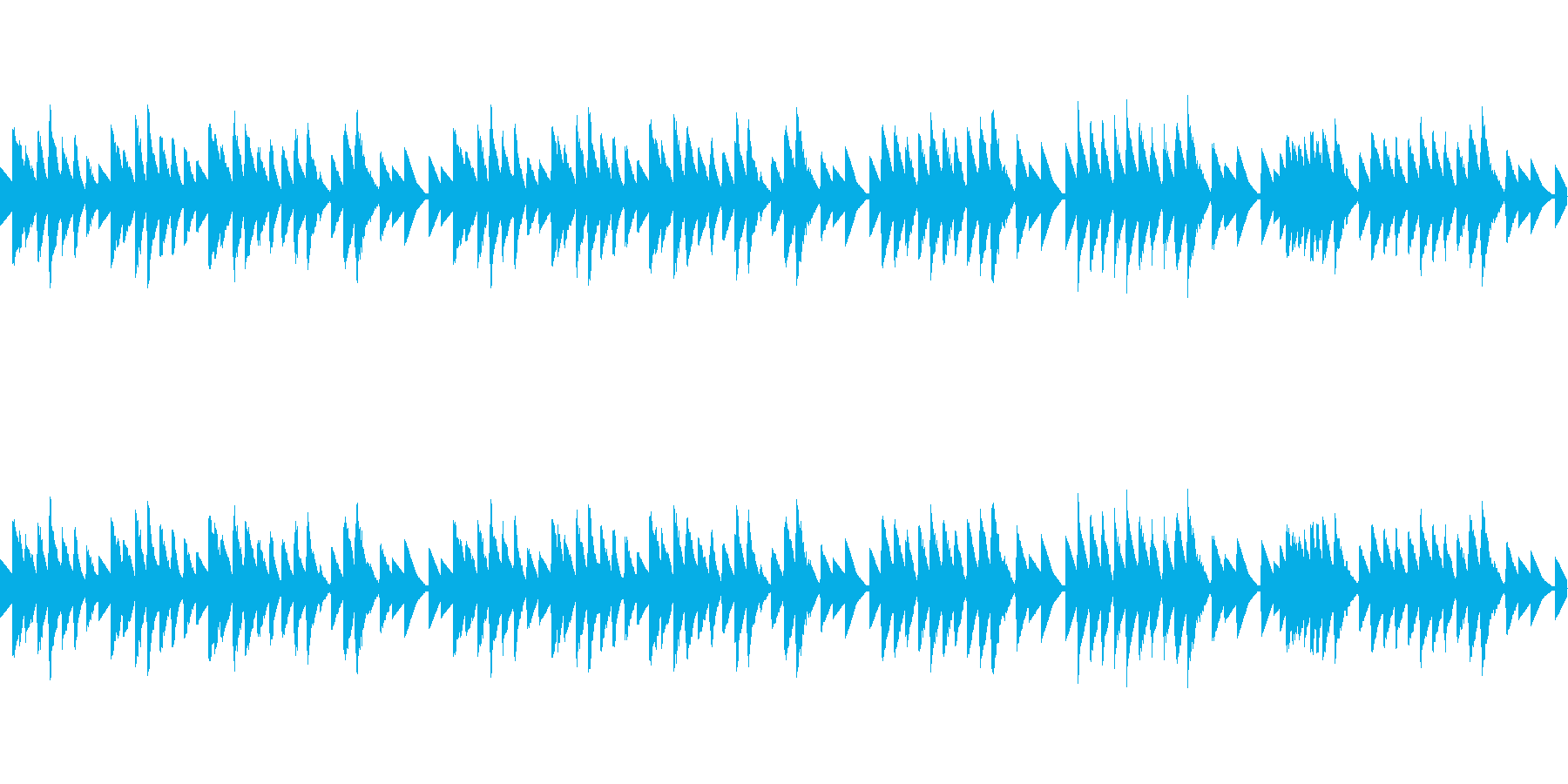 8bit グノシエンヌ(ループ)の再生済みの波形