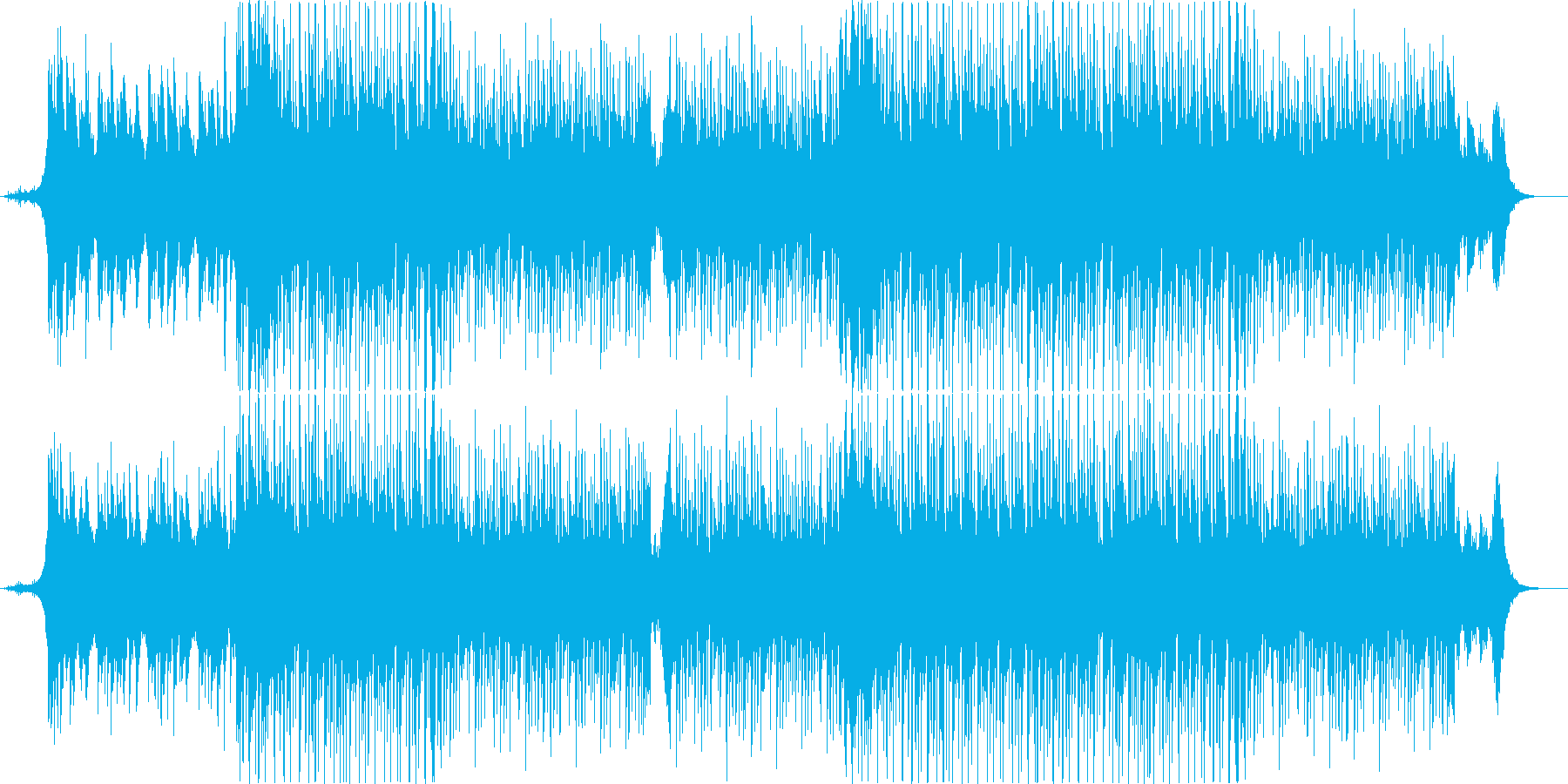 梅雨をイメージした和風な楽曲です。の再生済みの波形