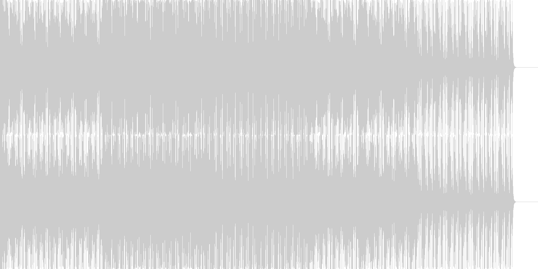 ゲームでのブリーフィングBGM等にの未再生の波形