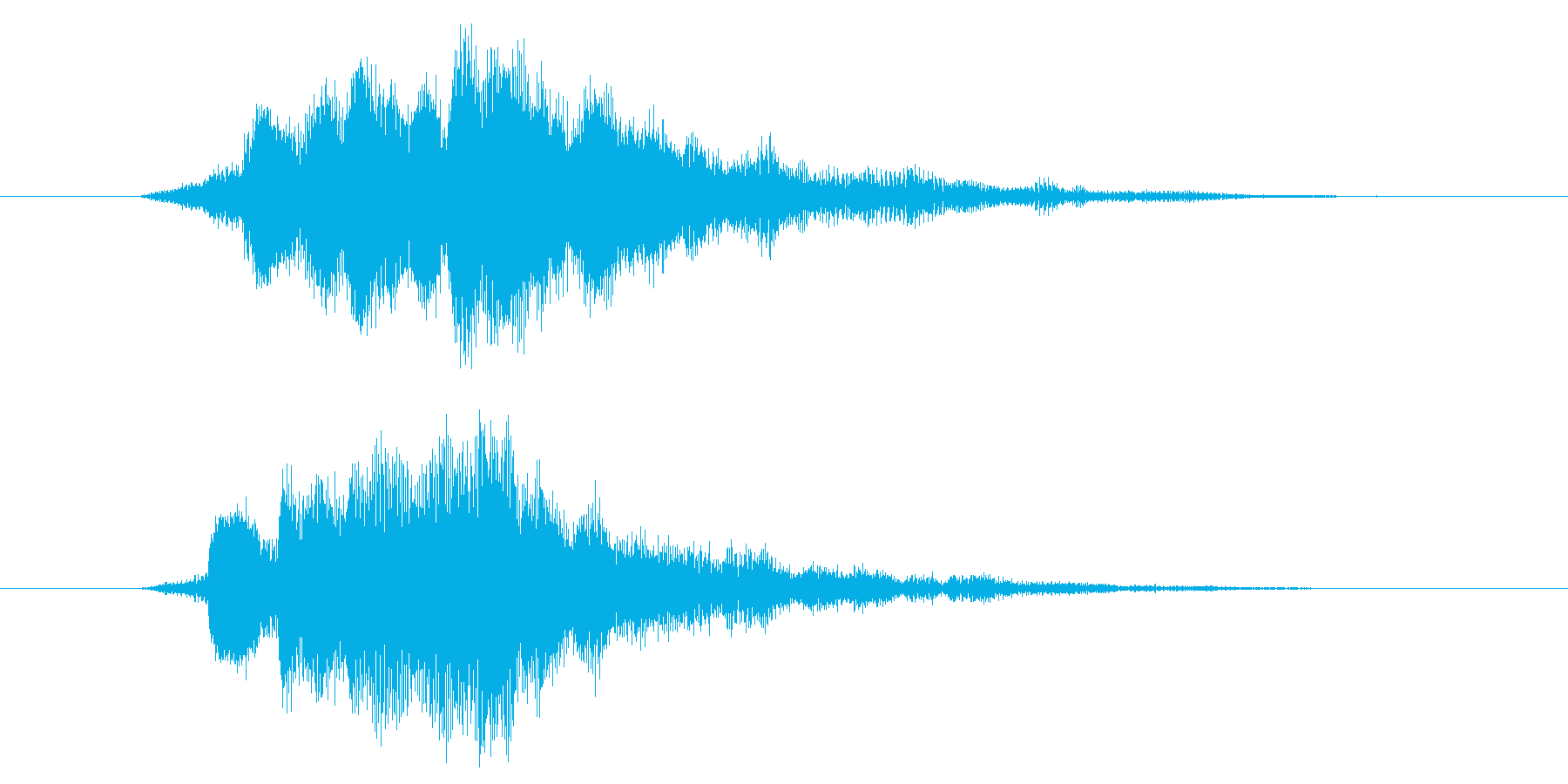 アプリやゲームなどの起動音をイメージし…の再生済みの波形