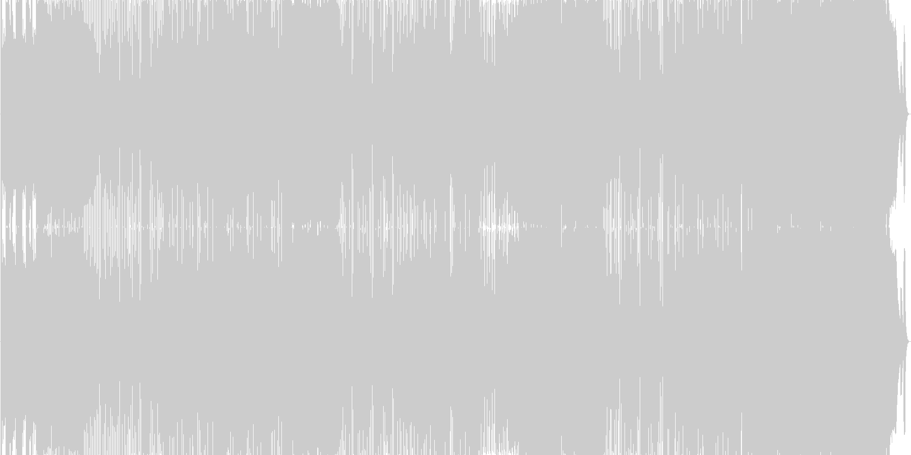 馴れ合いの愛情の気だるさを表現!の未再生の波形