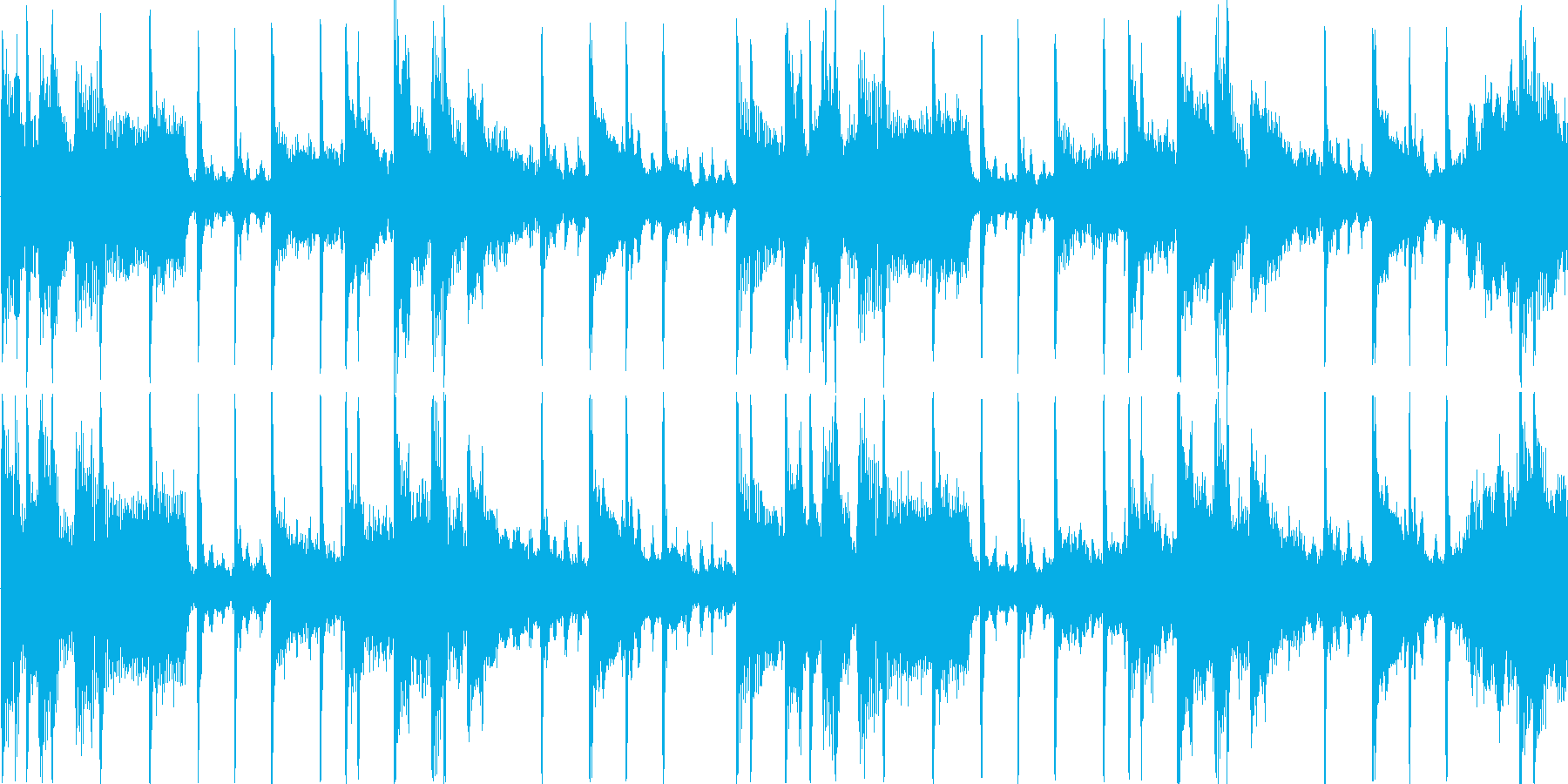 ヒップホップを感じる楽曲です。の再生済みの波形