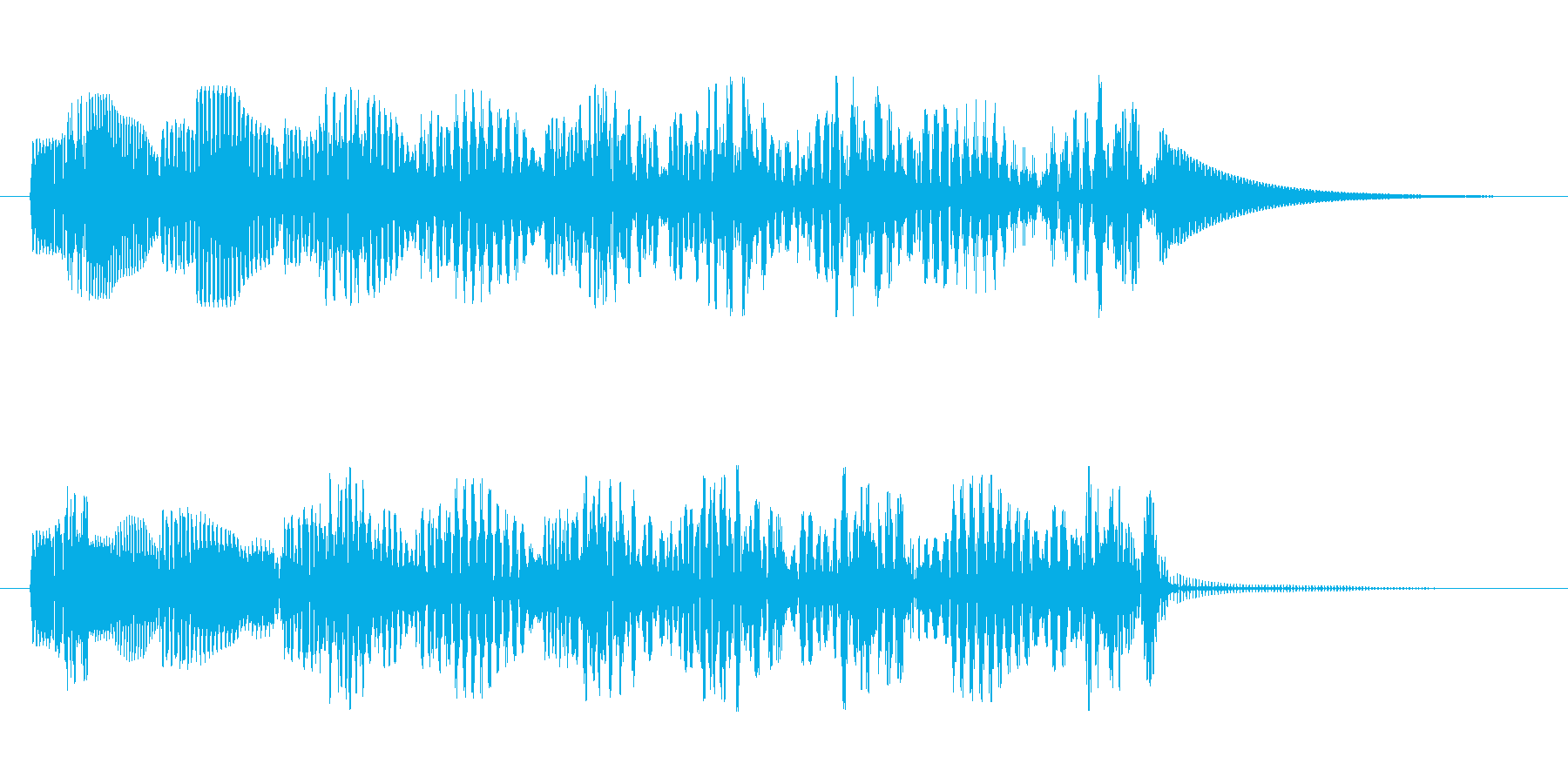 効果音的なワンポイント音です。の再生済みの波形