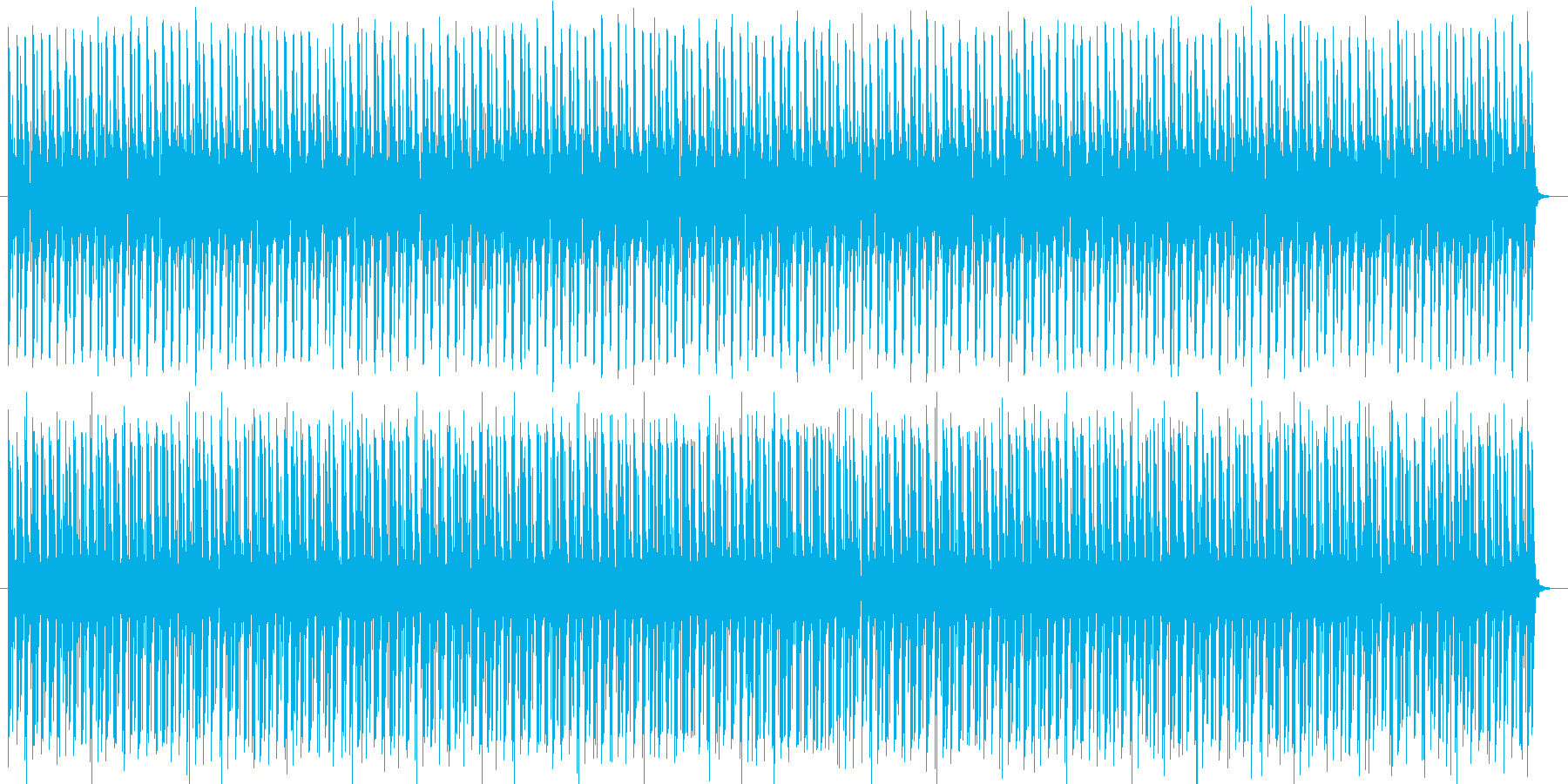 コンガのリズムBGM テンポ120ですの再生済みの波形