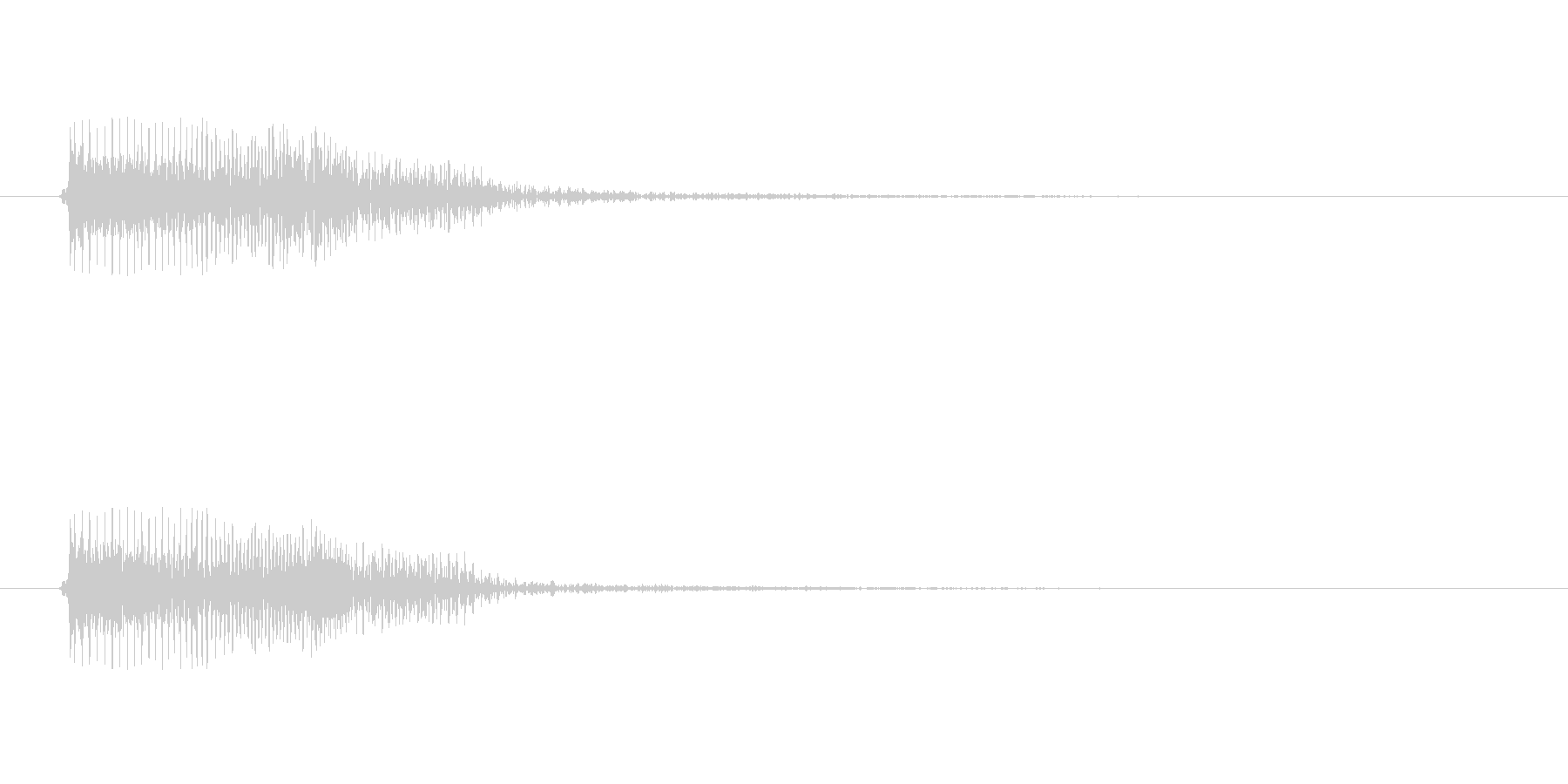 ギターのスライド音ですの未再生の波形